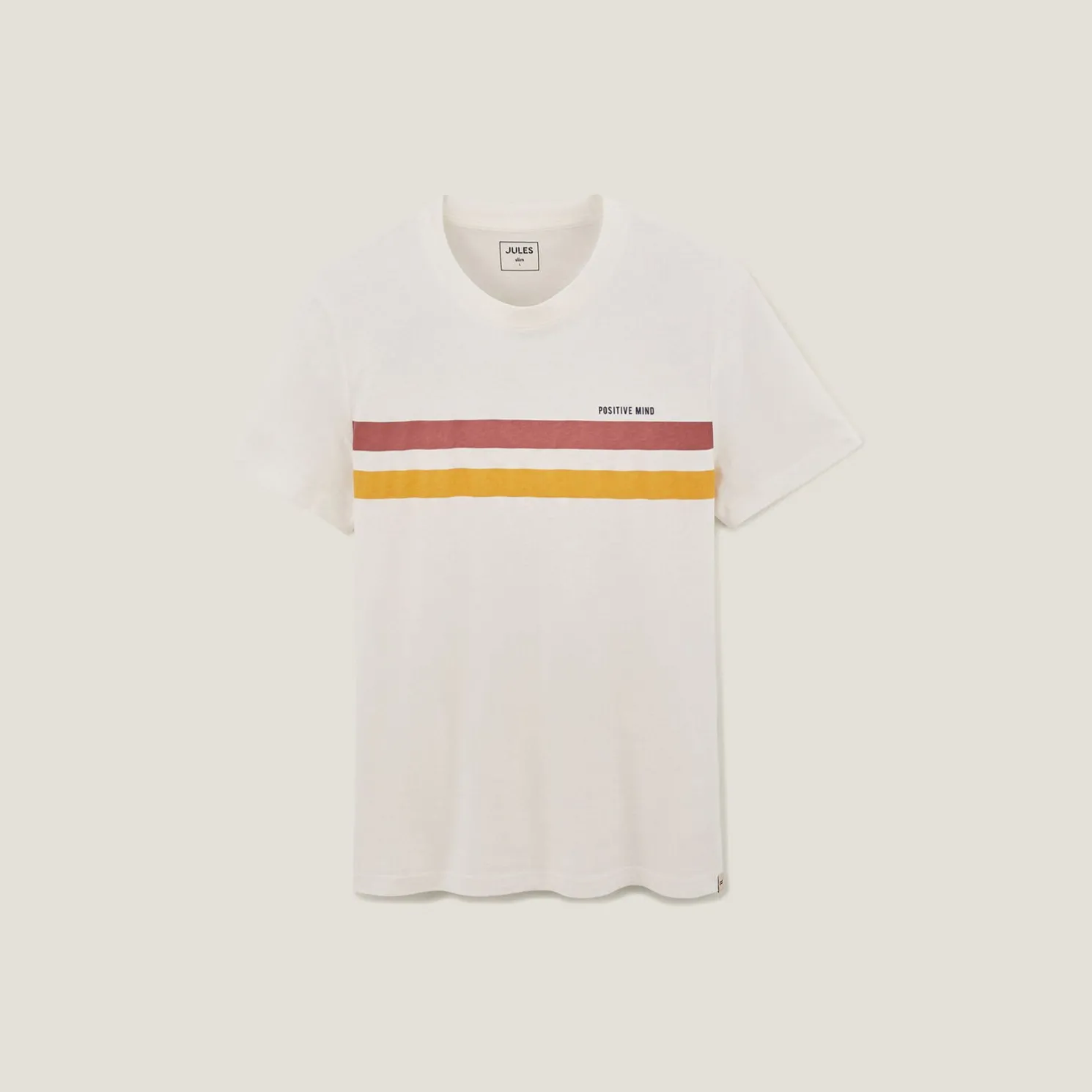 Gestreept T-shirt met print