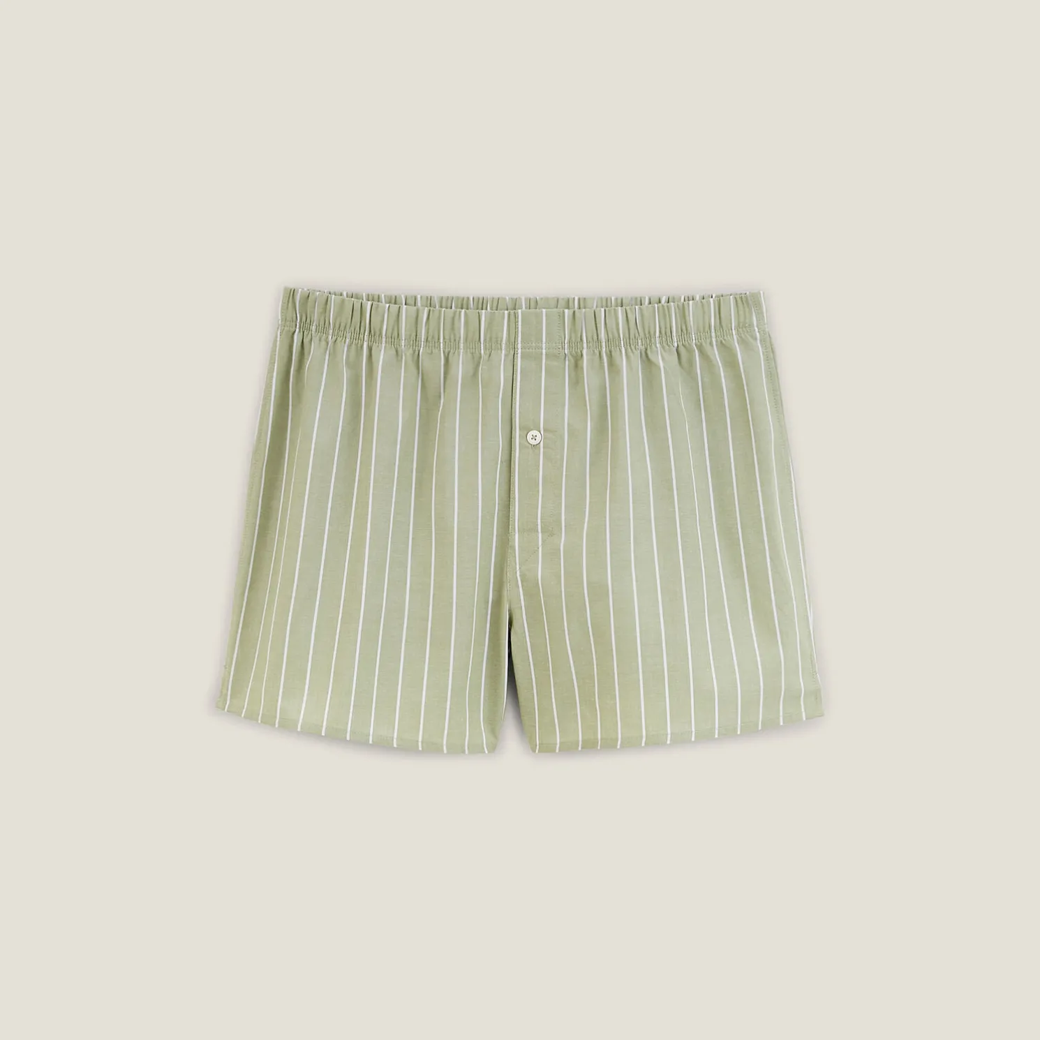 Gestreepte boxershort in biokatoen