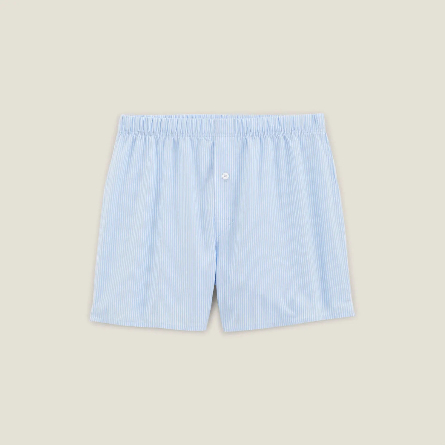 Gestreepte boxershort in biokatoen