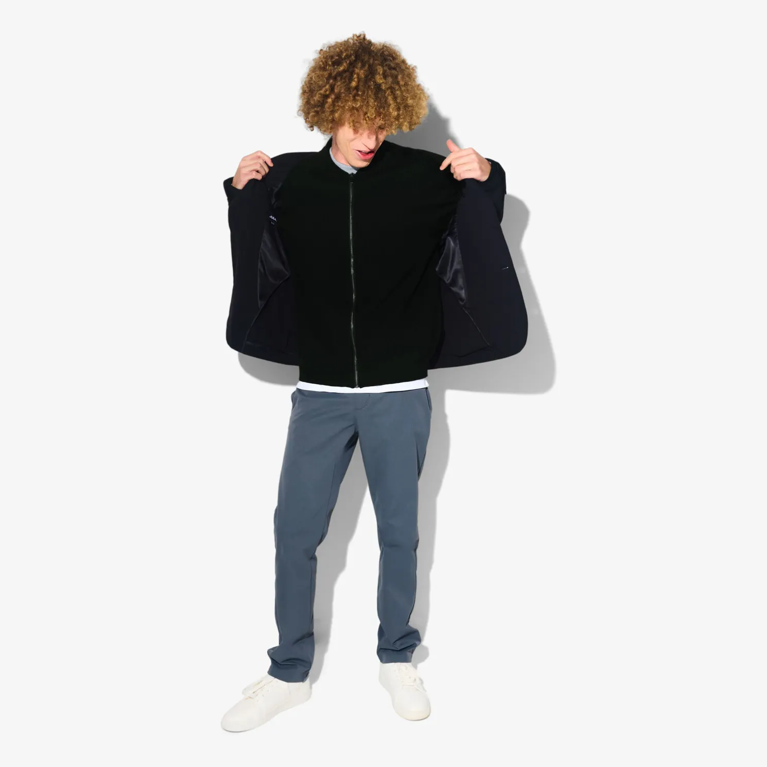 Gilet met rits en sportkraag, assortiment performa