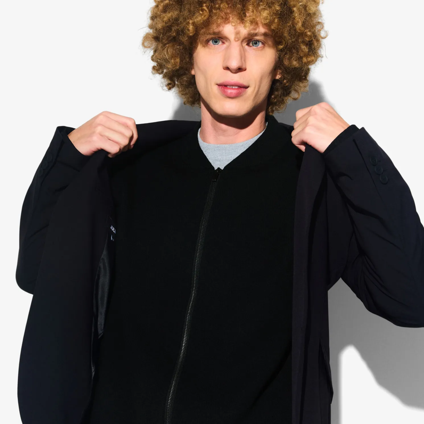 Gilet met rits en sportkraag, assortiment performa