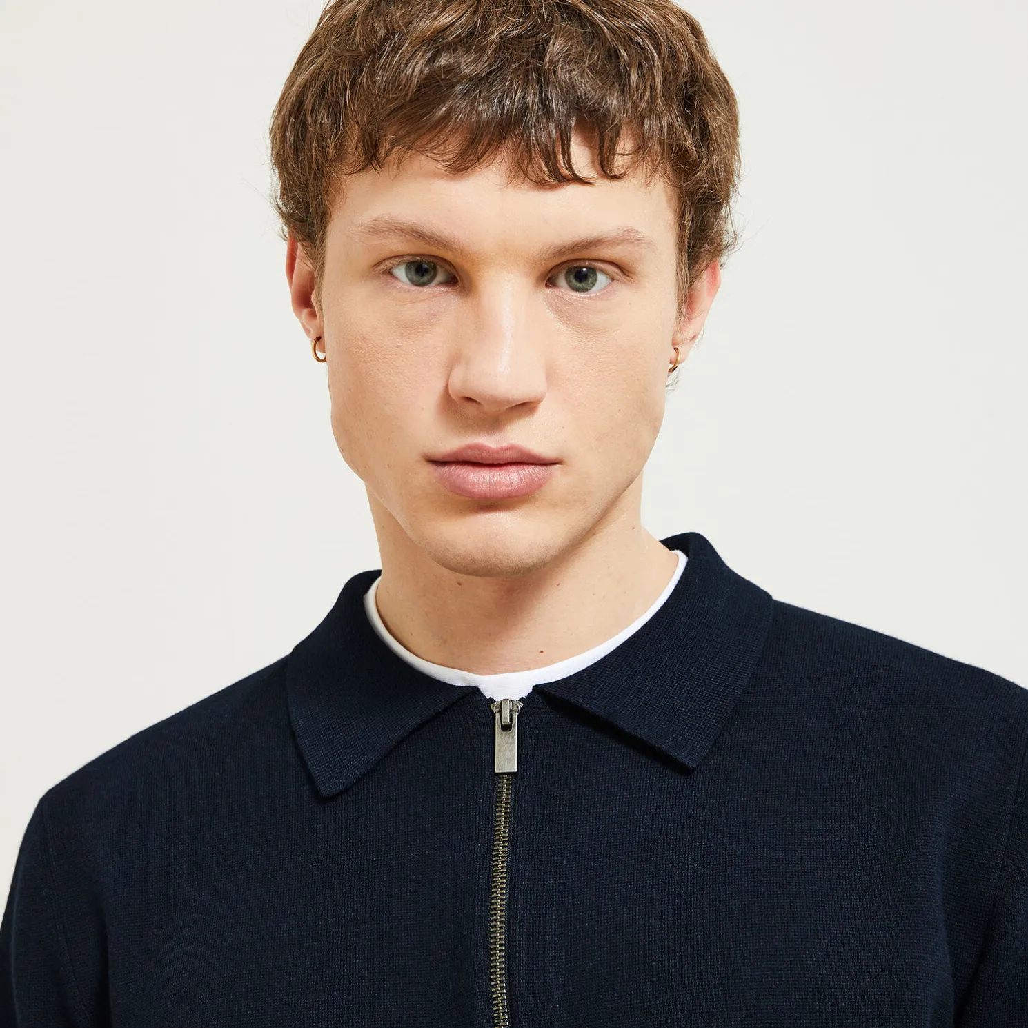 Giletvestje met hemdskraag