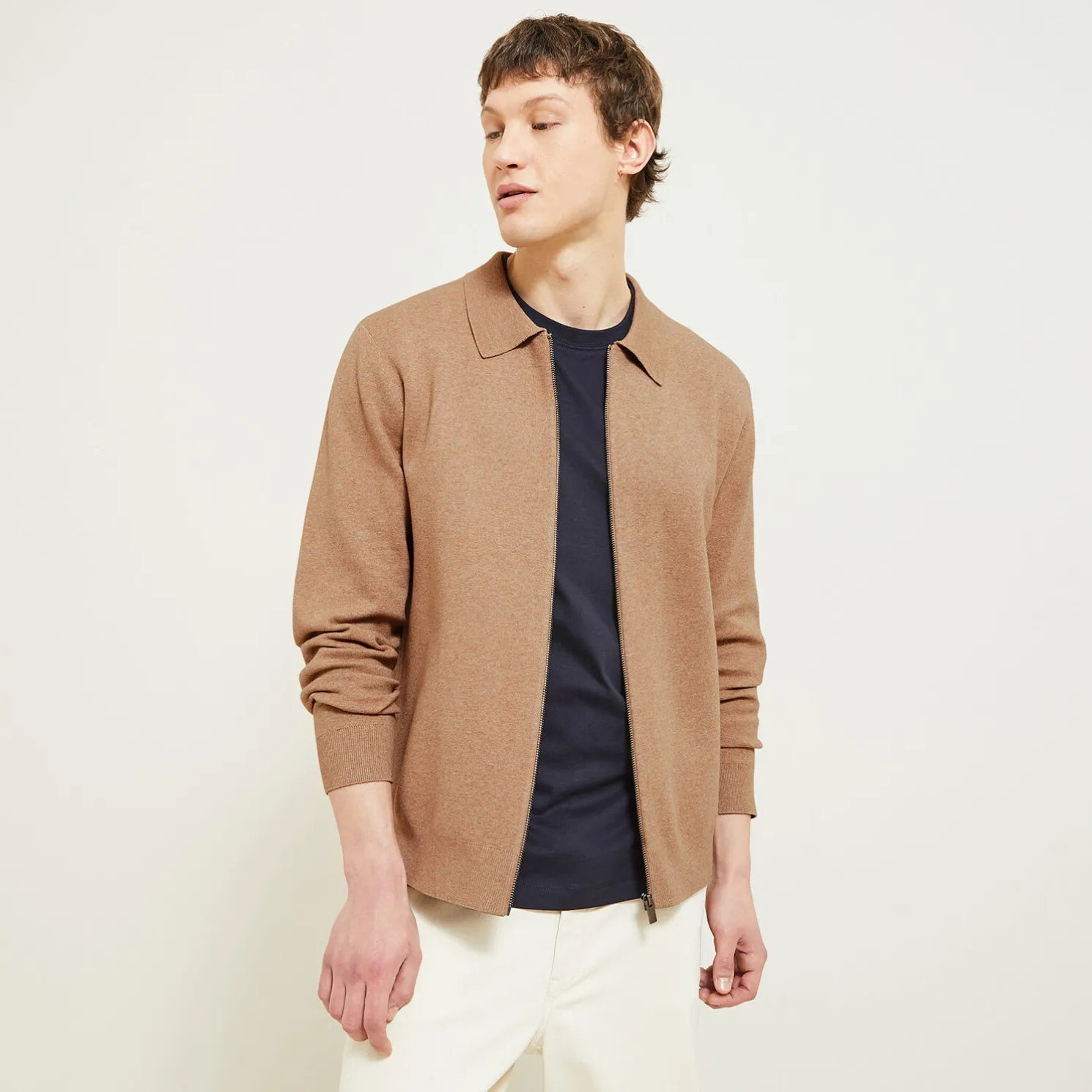 Giletvestje met hemdskraag