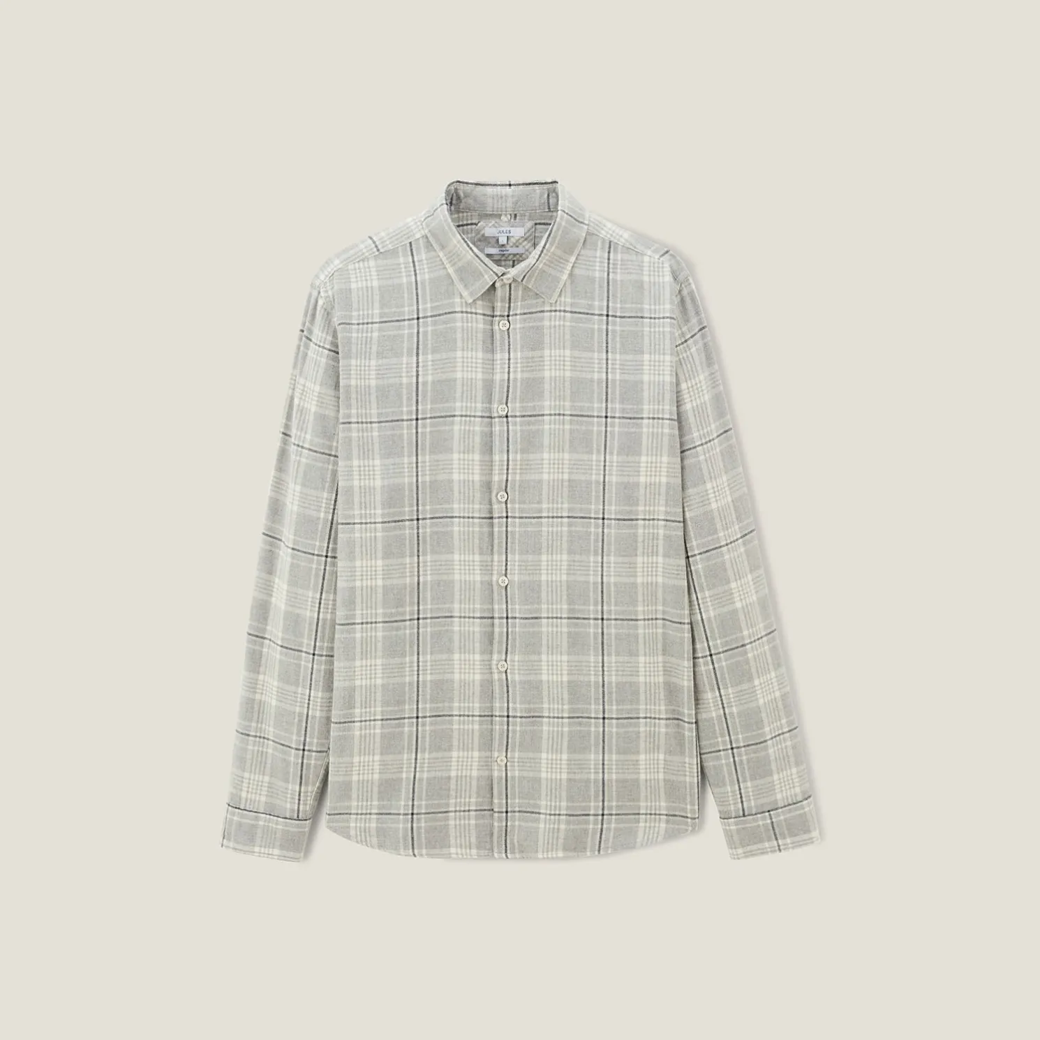 Hemd met ruitjes in flanelkatoen