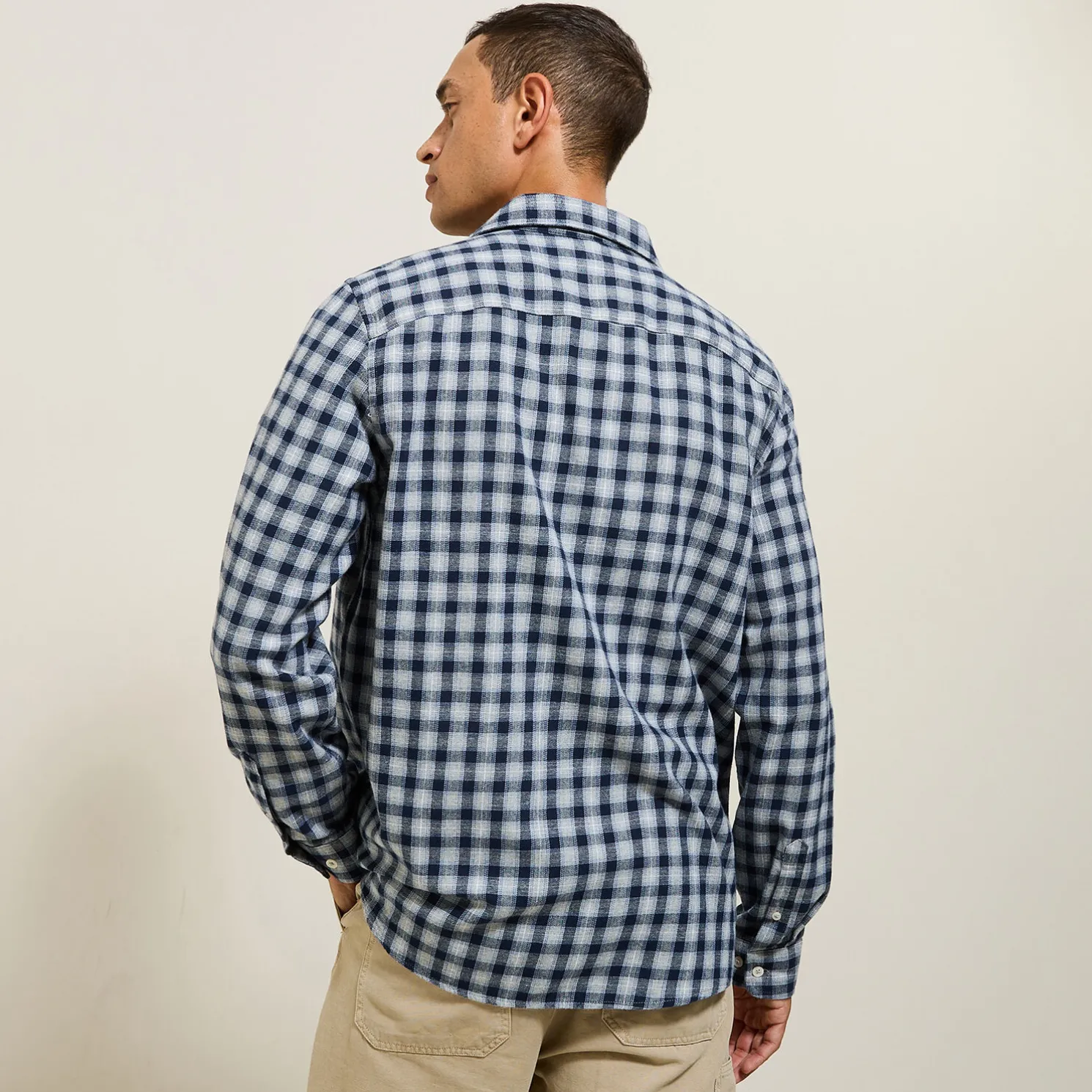 Hemd met ruitjes in flanelkatoen