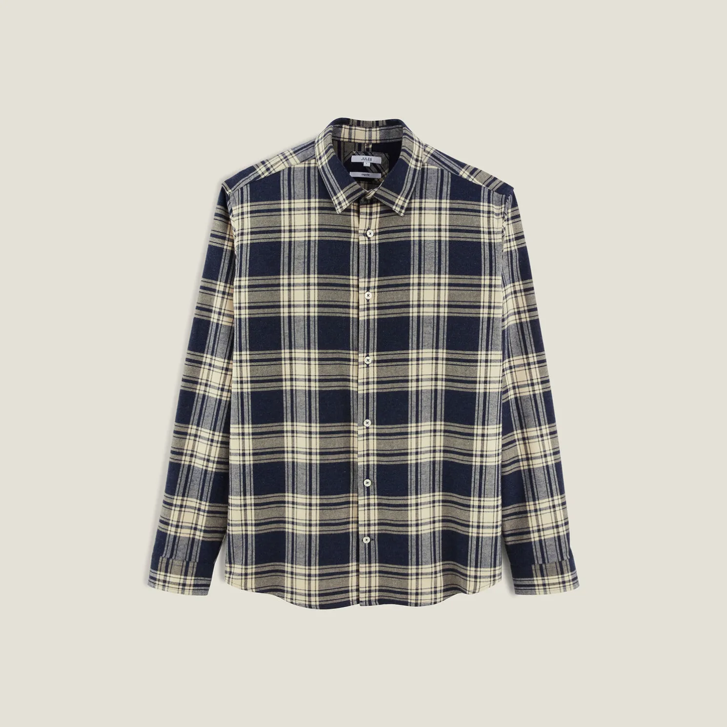 Hemd met ruitjes in flanelkatoen