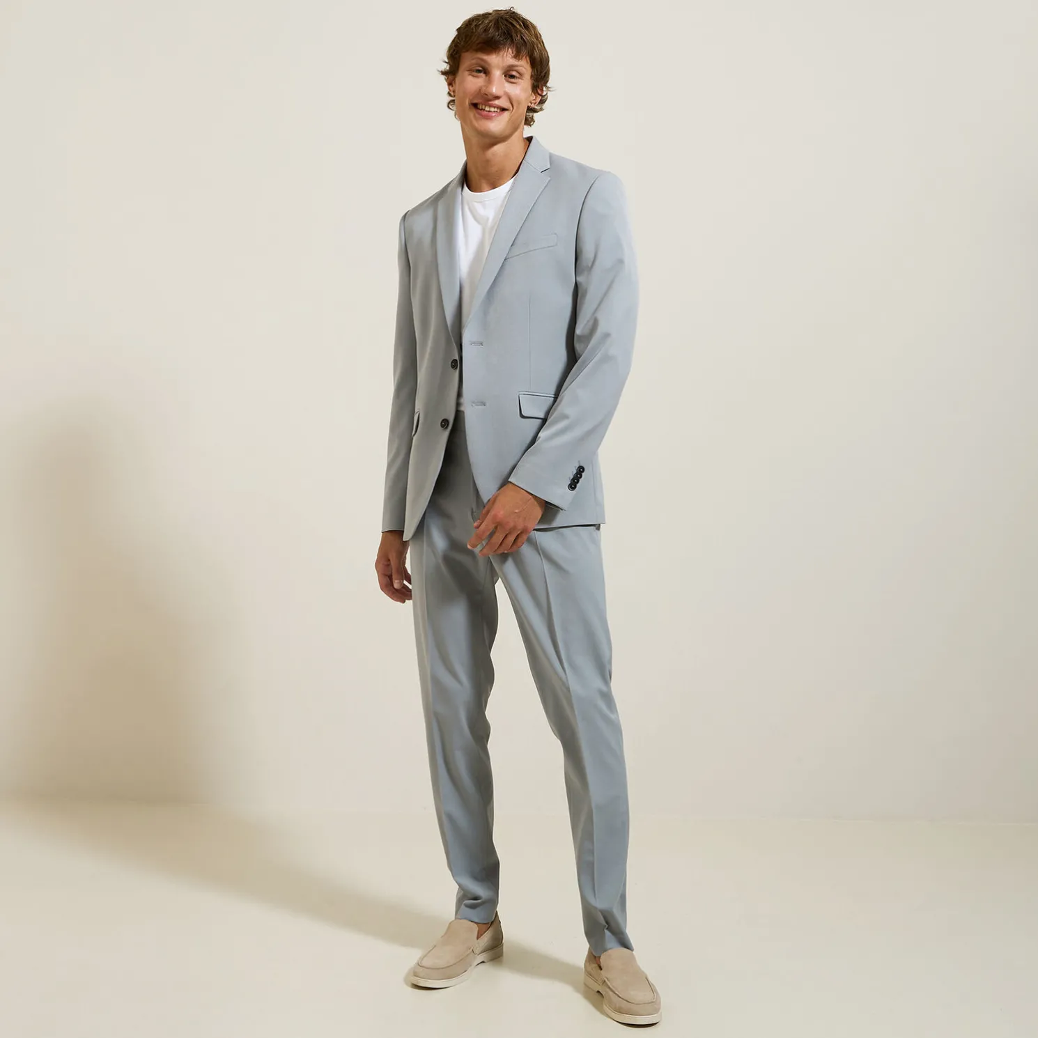 Het pakket slim kostuum - Blauw