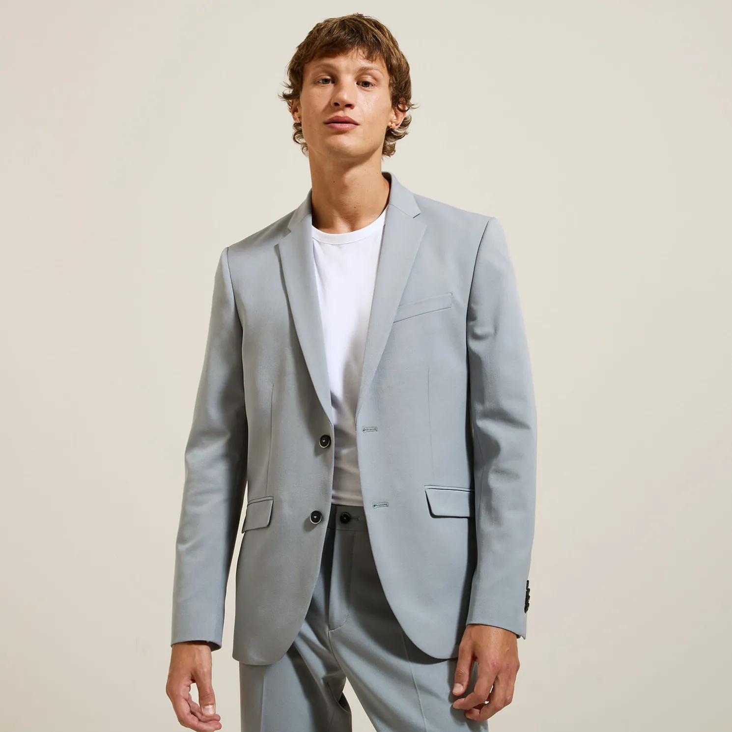 Het pakket slim kostuum - Blauw