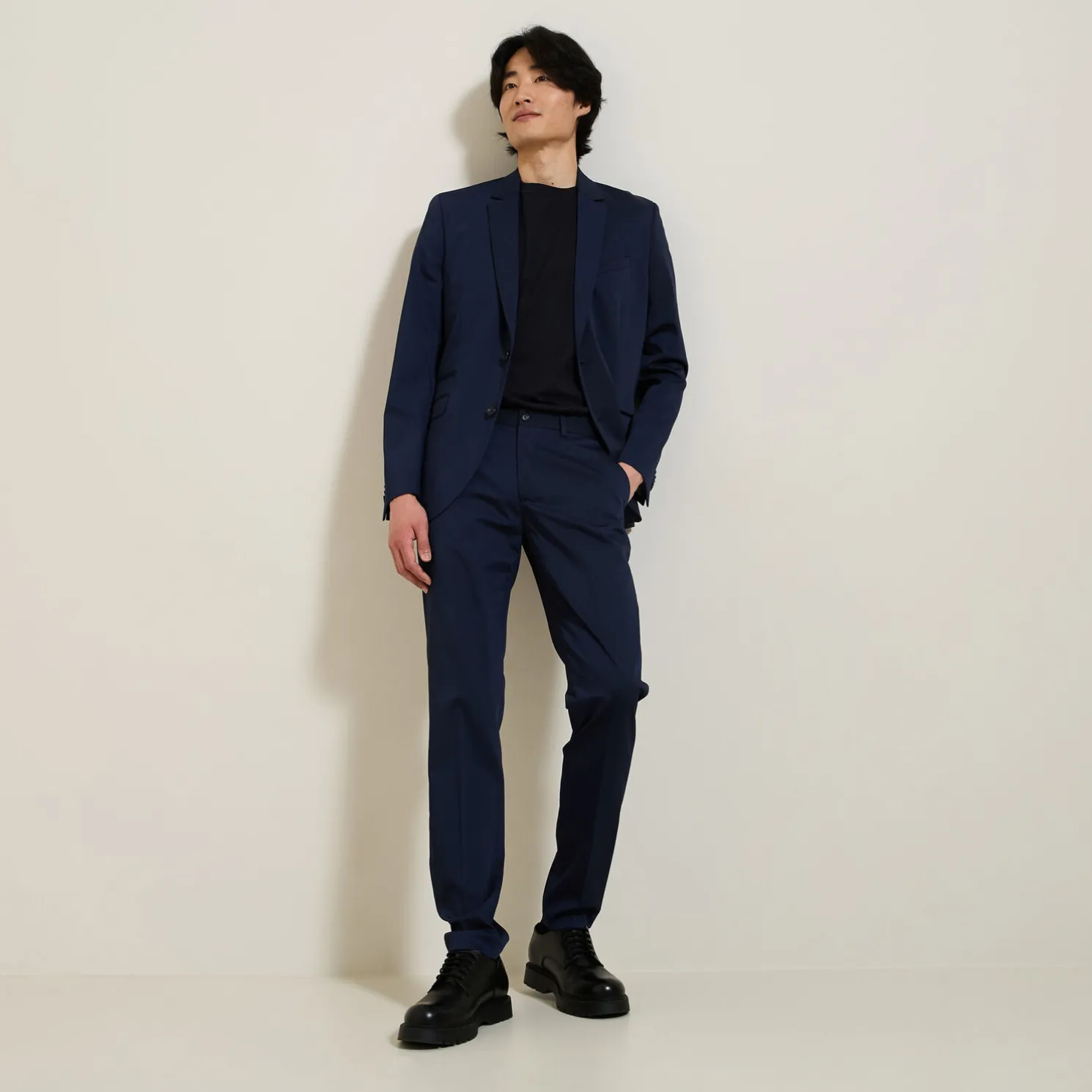 Het pakket slim kostuum - Blauw