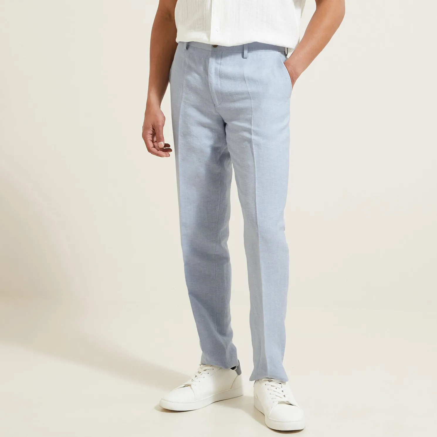 Het pakket slim kostuum - Blauw