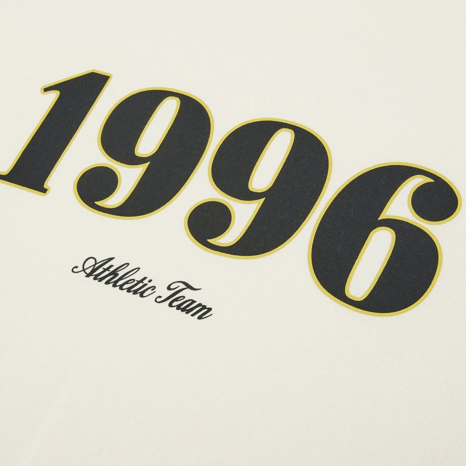 Iconisch T-shirt 1996 met contrasterende ronde hal