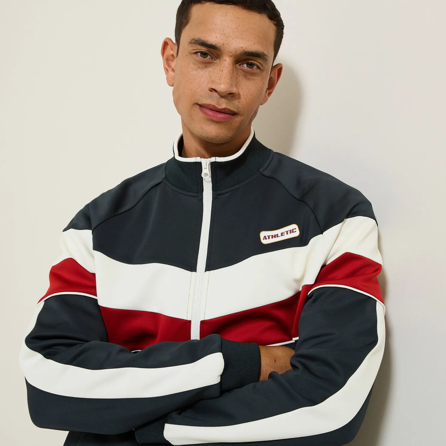 Iconisch vest met rits