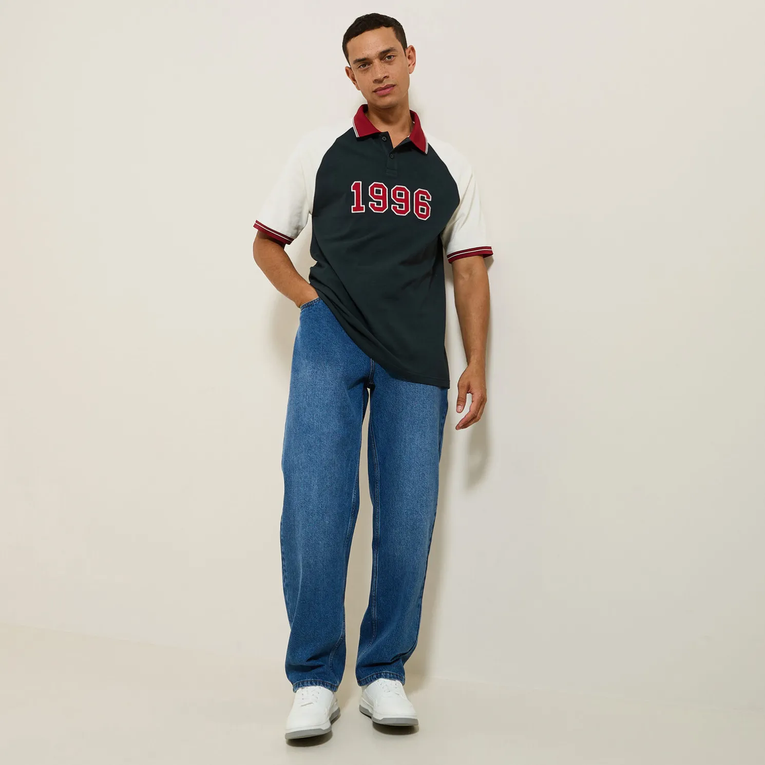 Iconische polo 1996 met korte mouwen