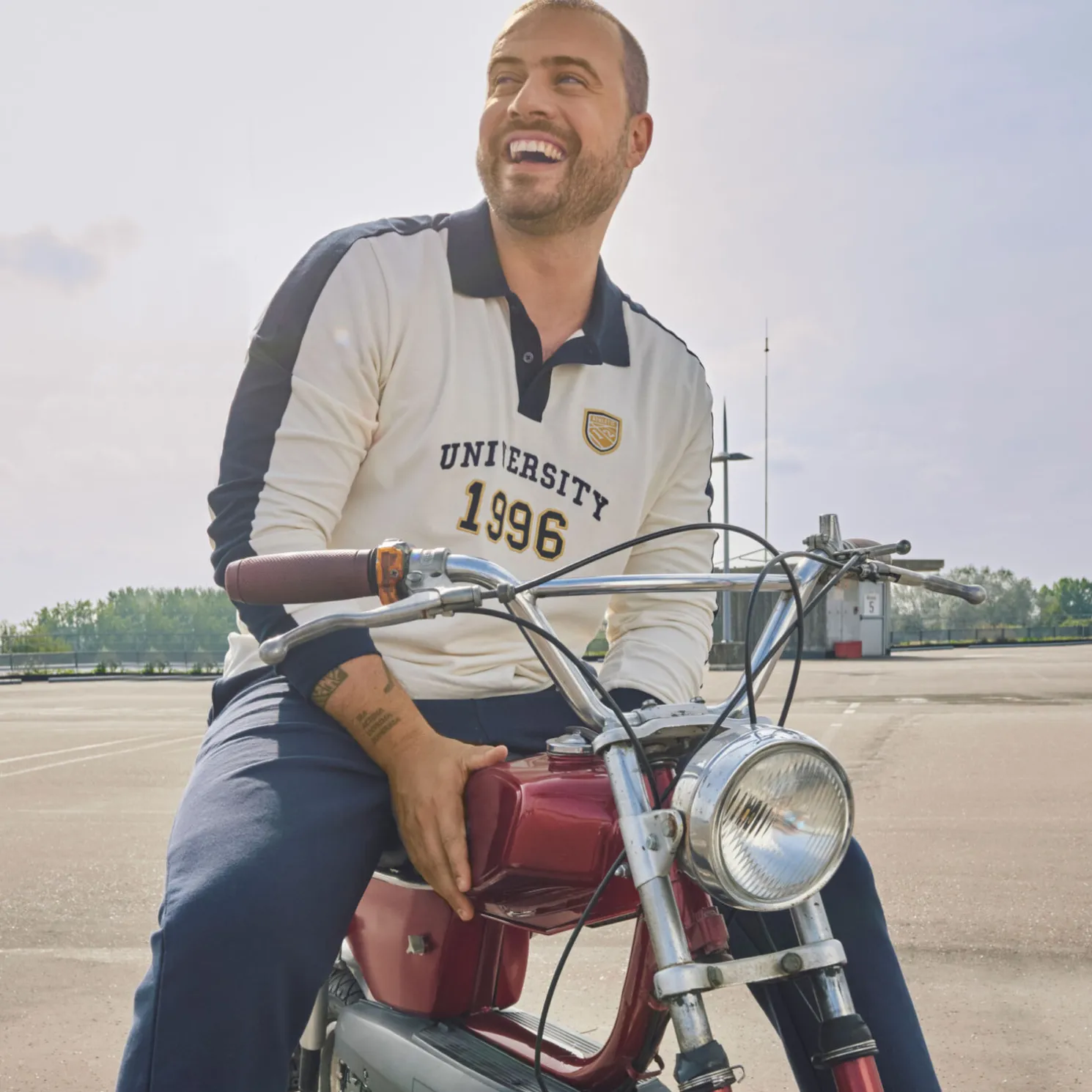 Iconische polo met lange mouwen