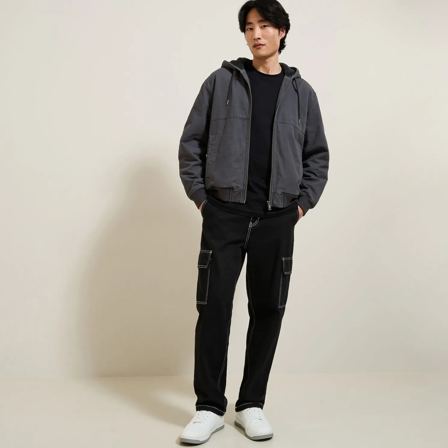 Jack met kap in katoen