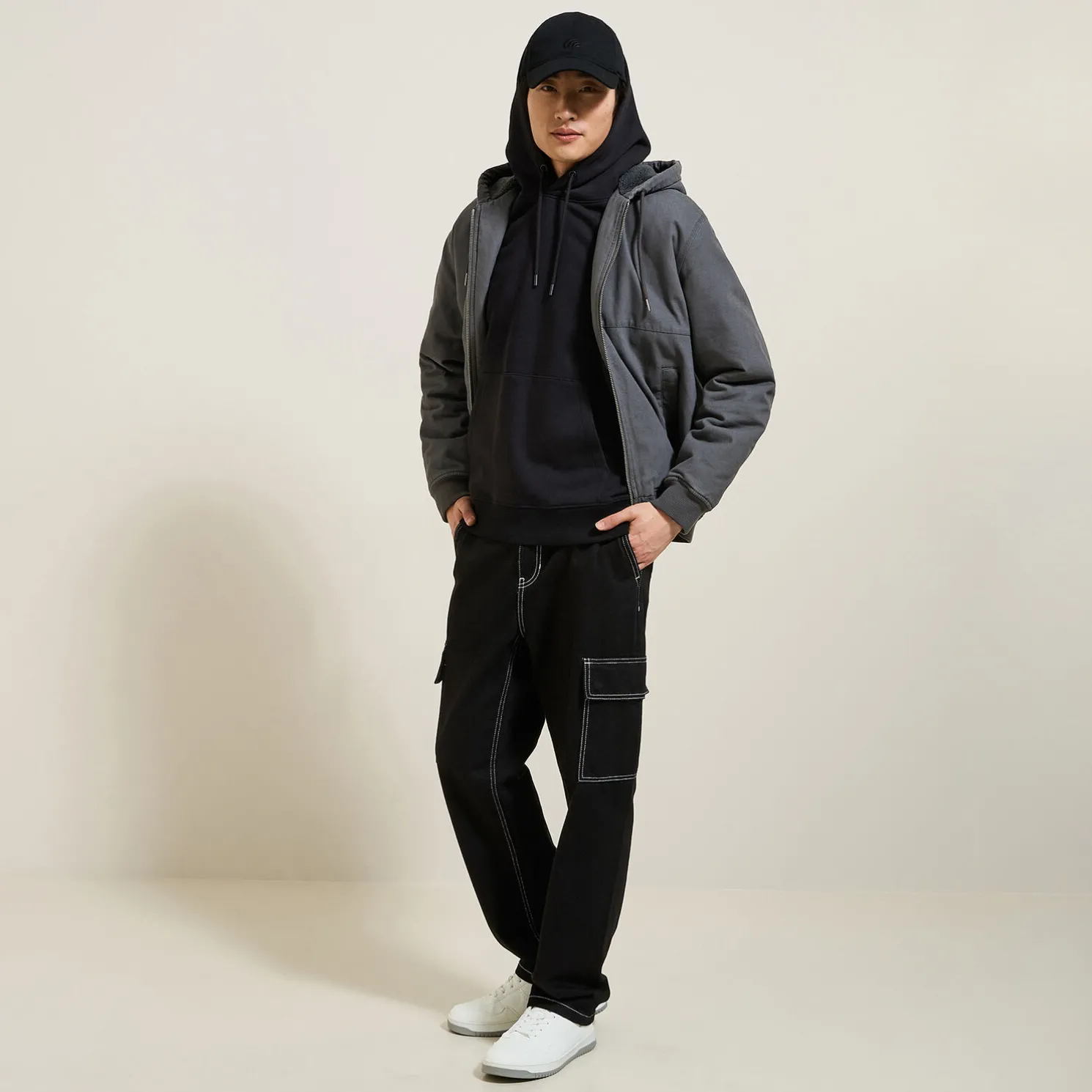 Jack met kap in katoen