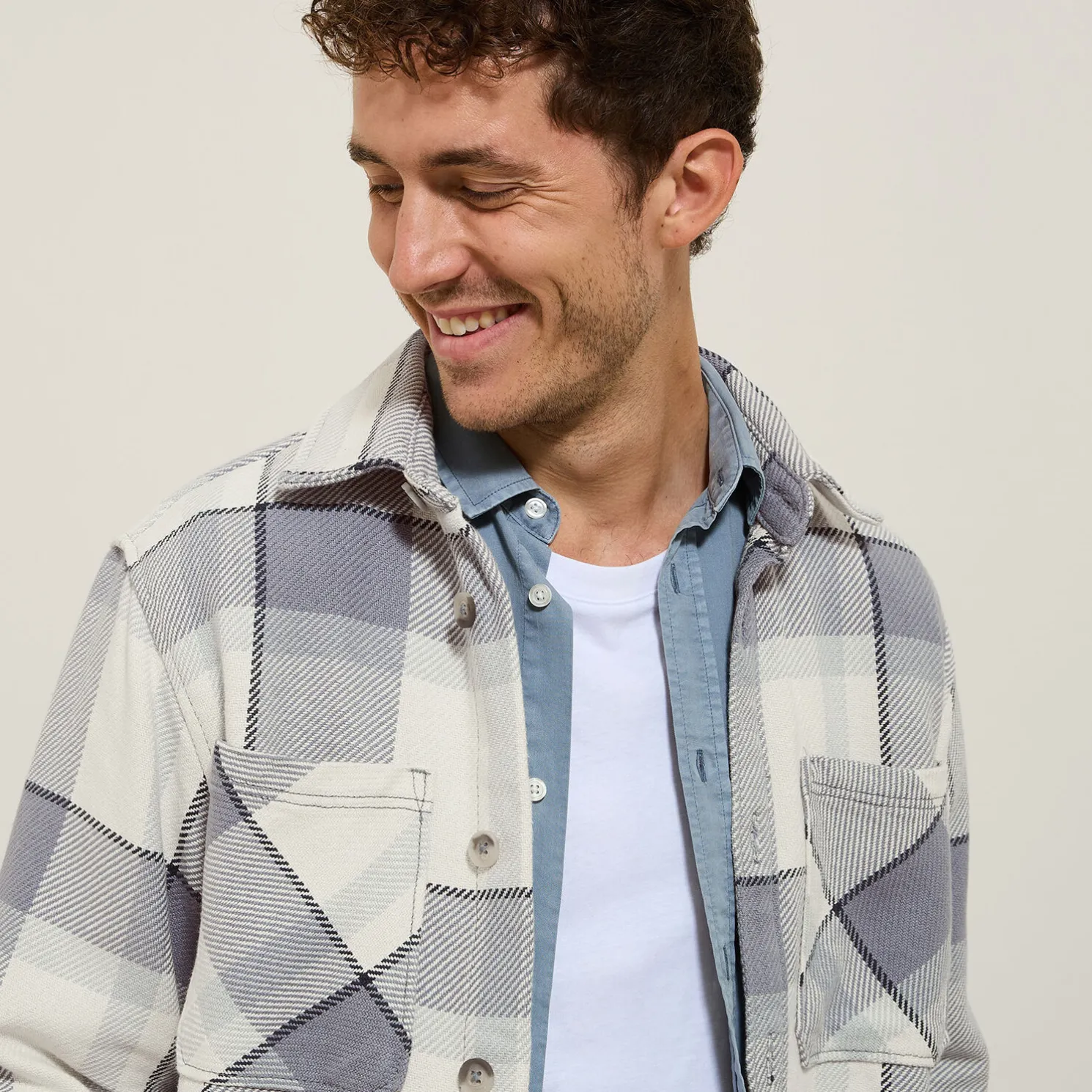 Katoenen overhemd met ruitjes