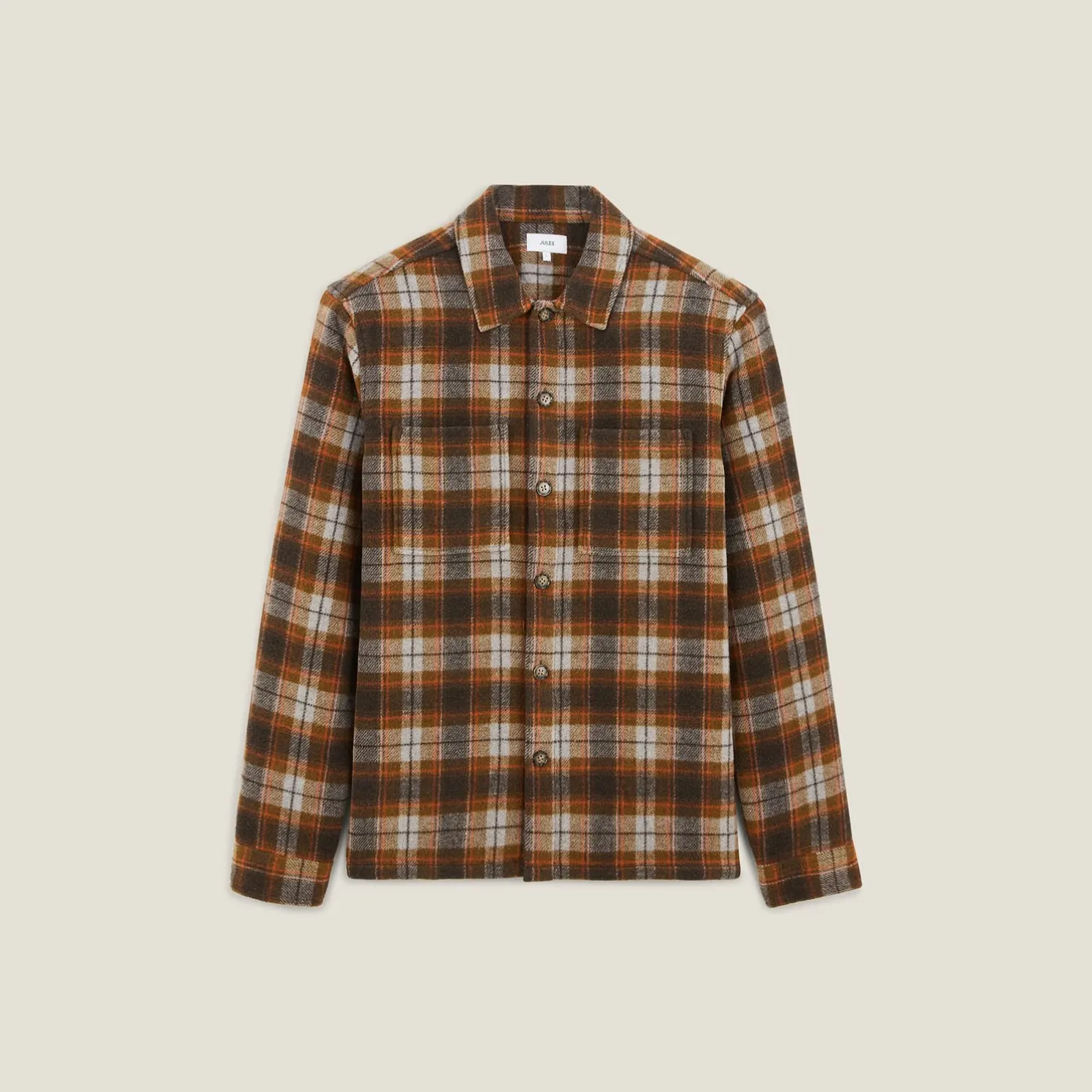 Katoenen overhemd met ruitjes