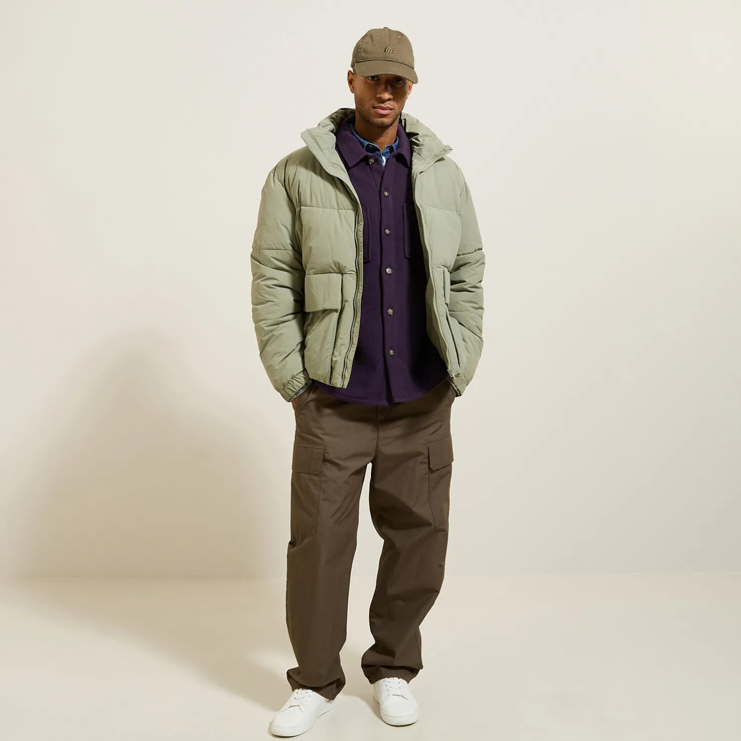 Katoenen overhemd met hemdskraag