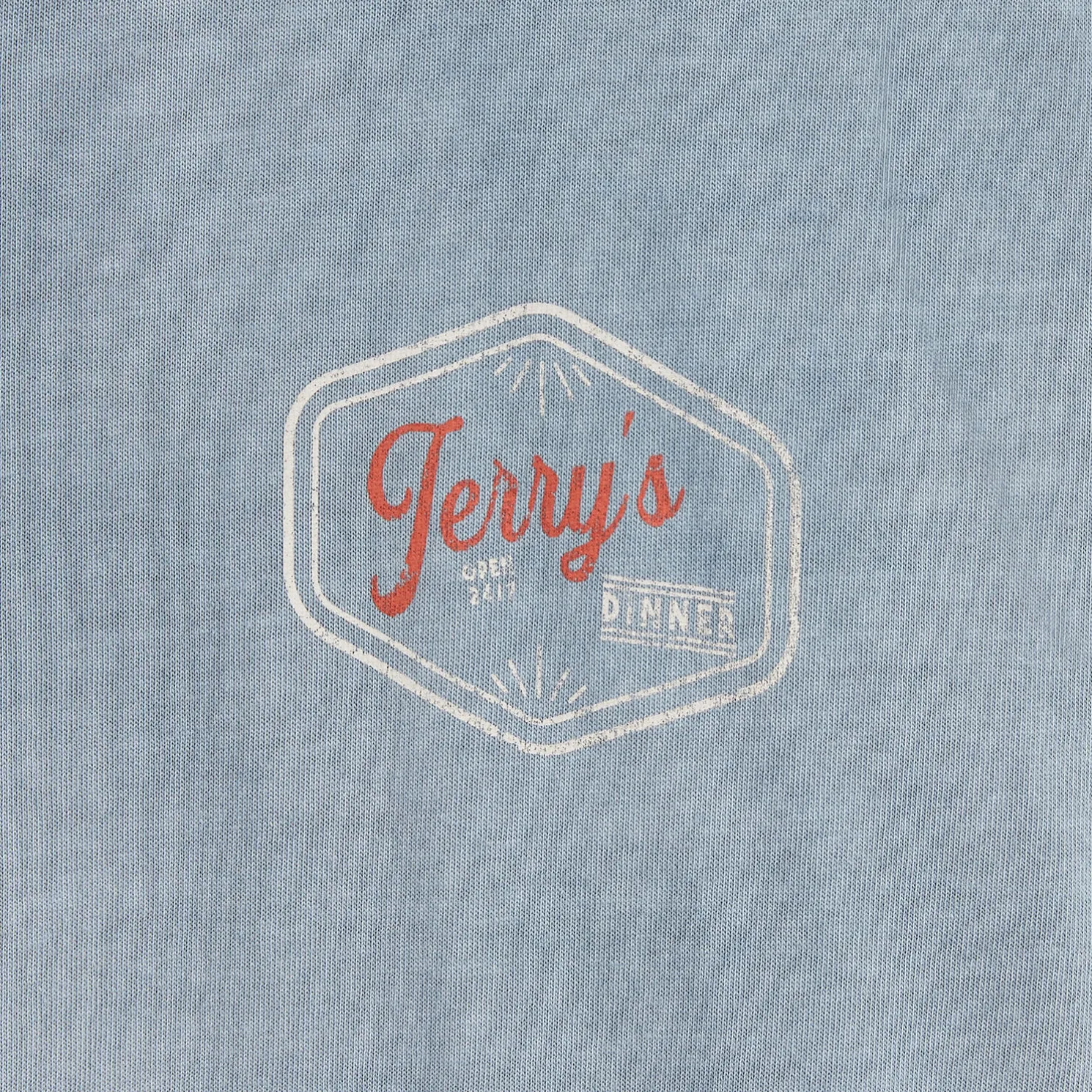 Katoenen T-shirt met ronde hals en print