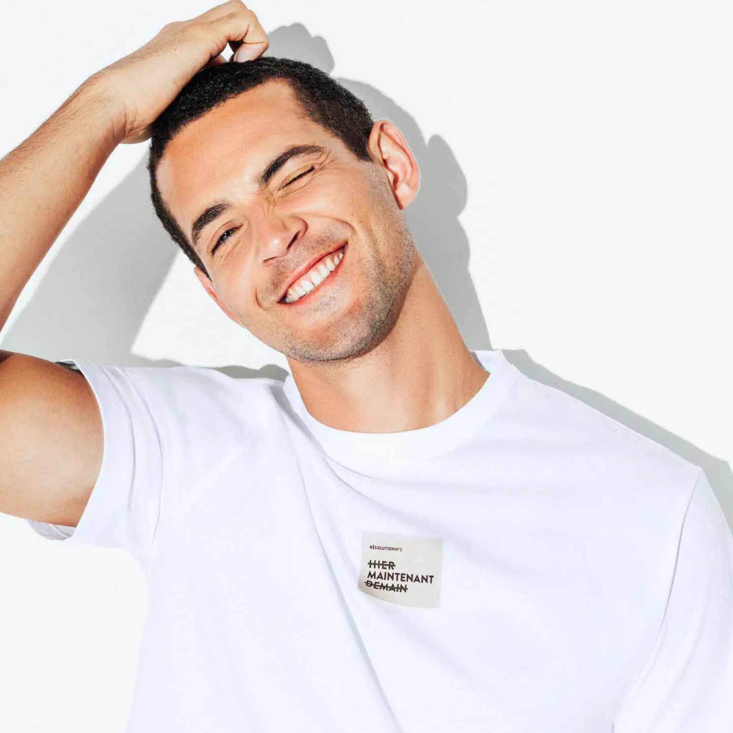 Kerst-T-shirt met ronde hals