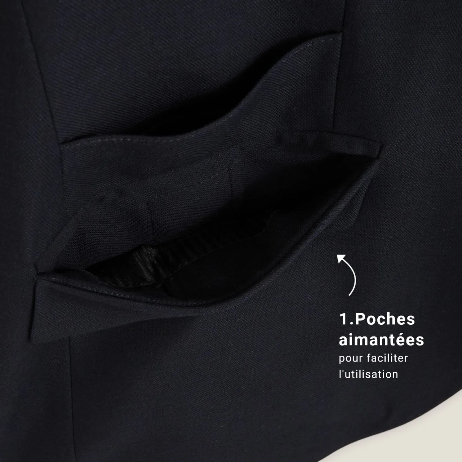 Kostuumvest voor personen met beperkte mobiliteit