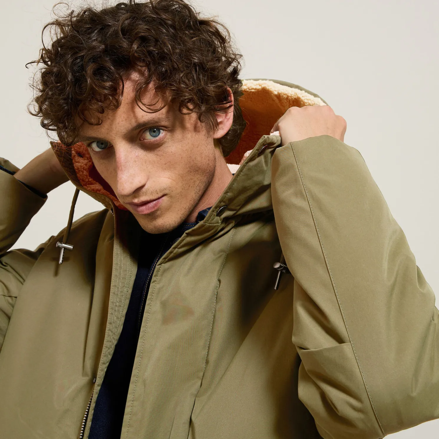 Lange waterafstotende Parka