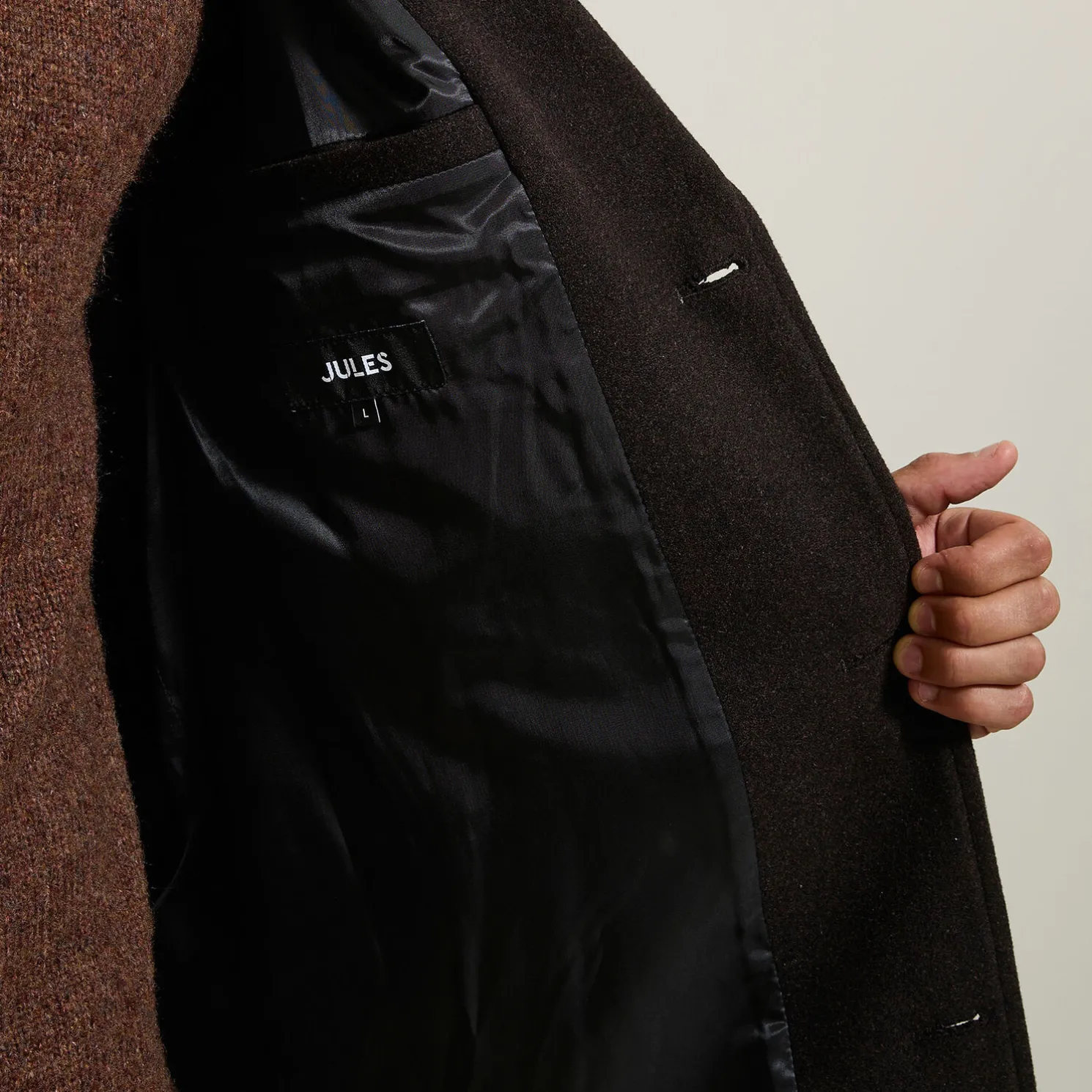 Lange, wollen wintermantel