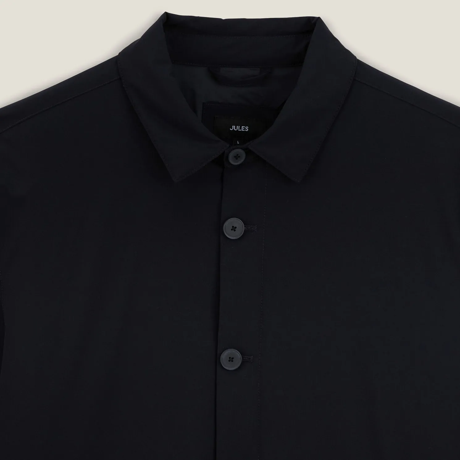 Licht overhemd met vulling