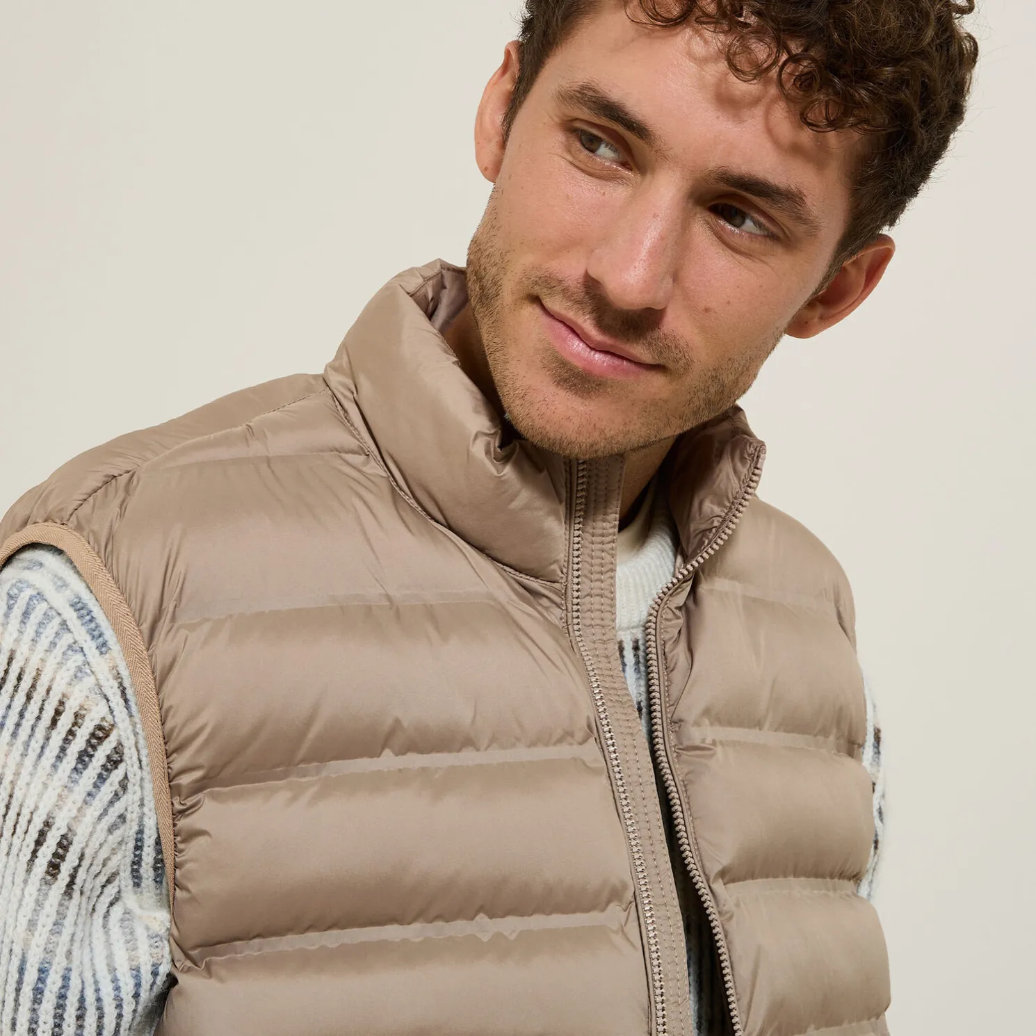 Lichte bodywarmer zonder mouwen