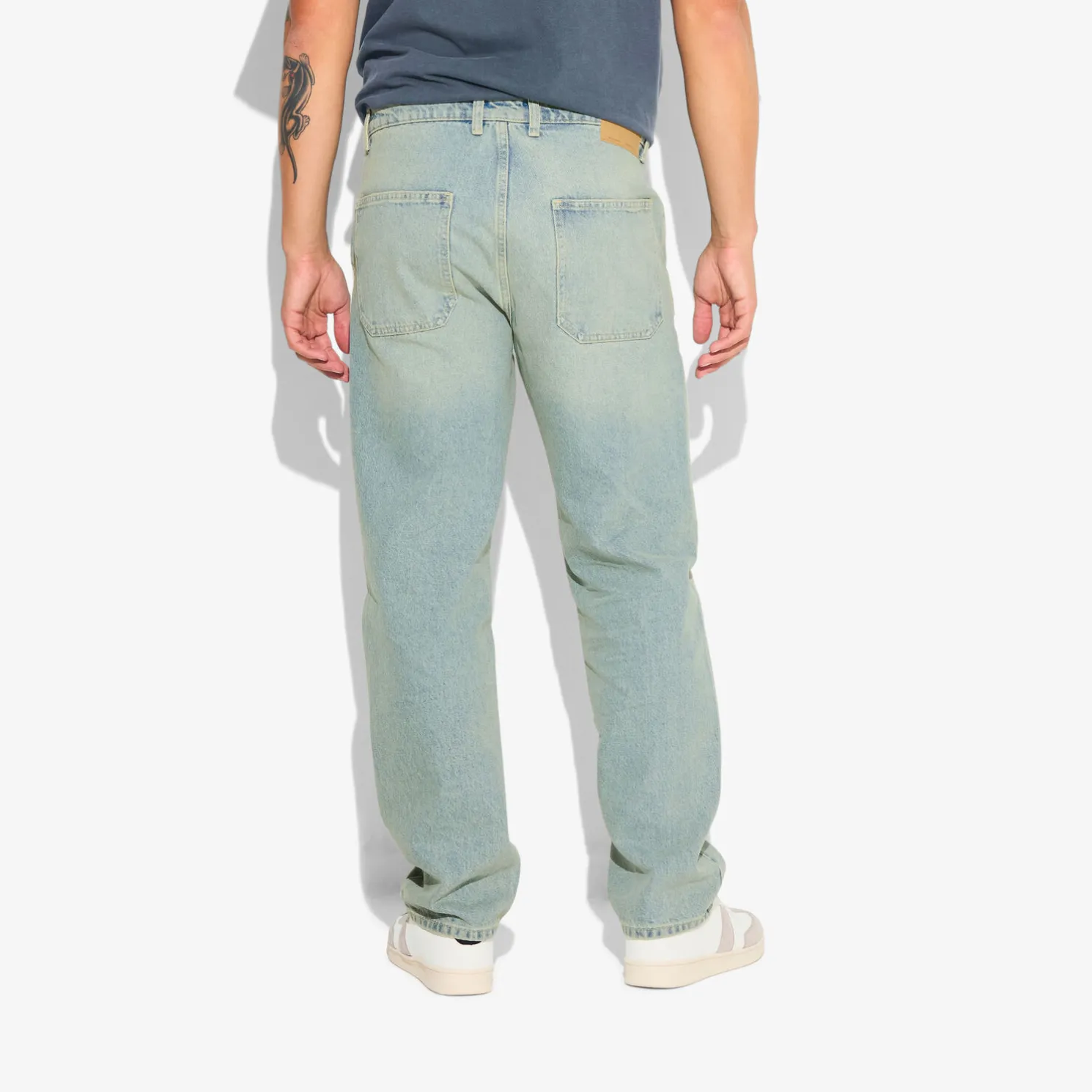 Loose fit jeans in 100% katoen