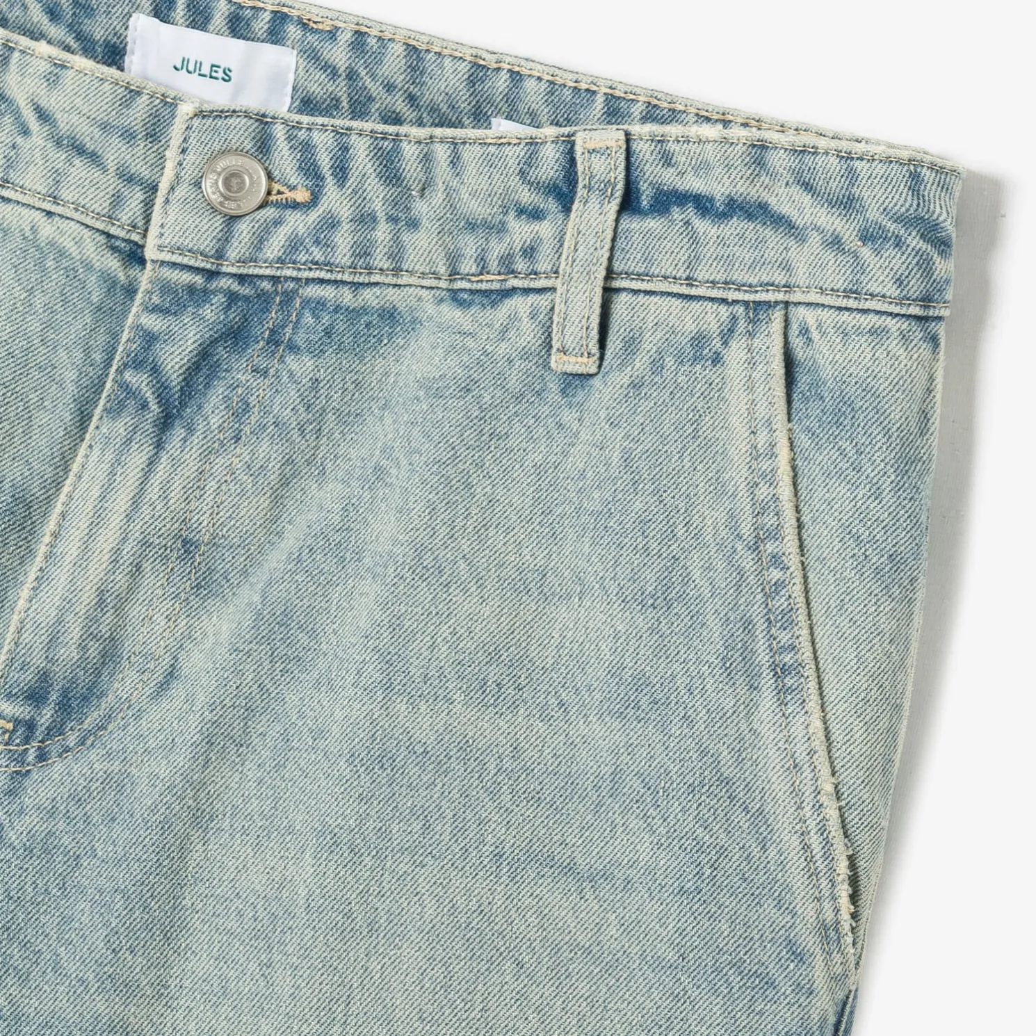 Loose fit jeans in 100% katoen