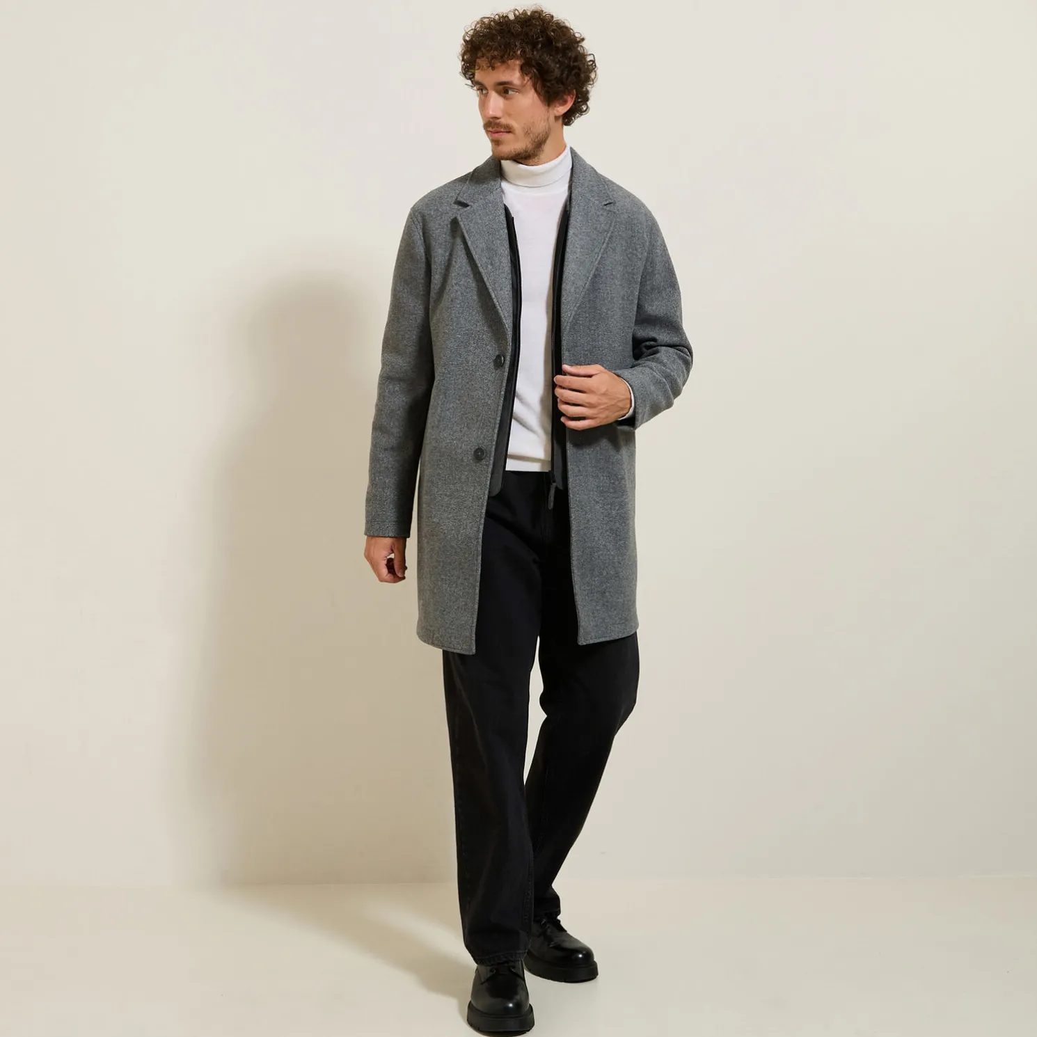 Loose fit jeans in 100% katoen