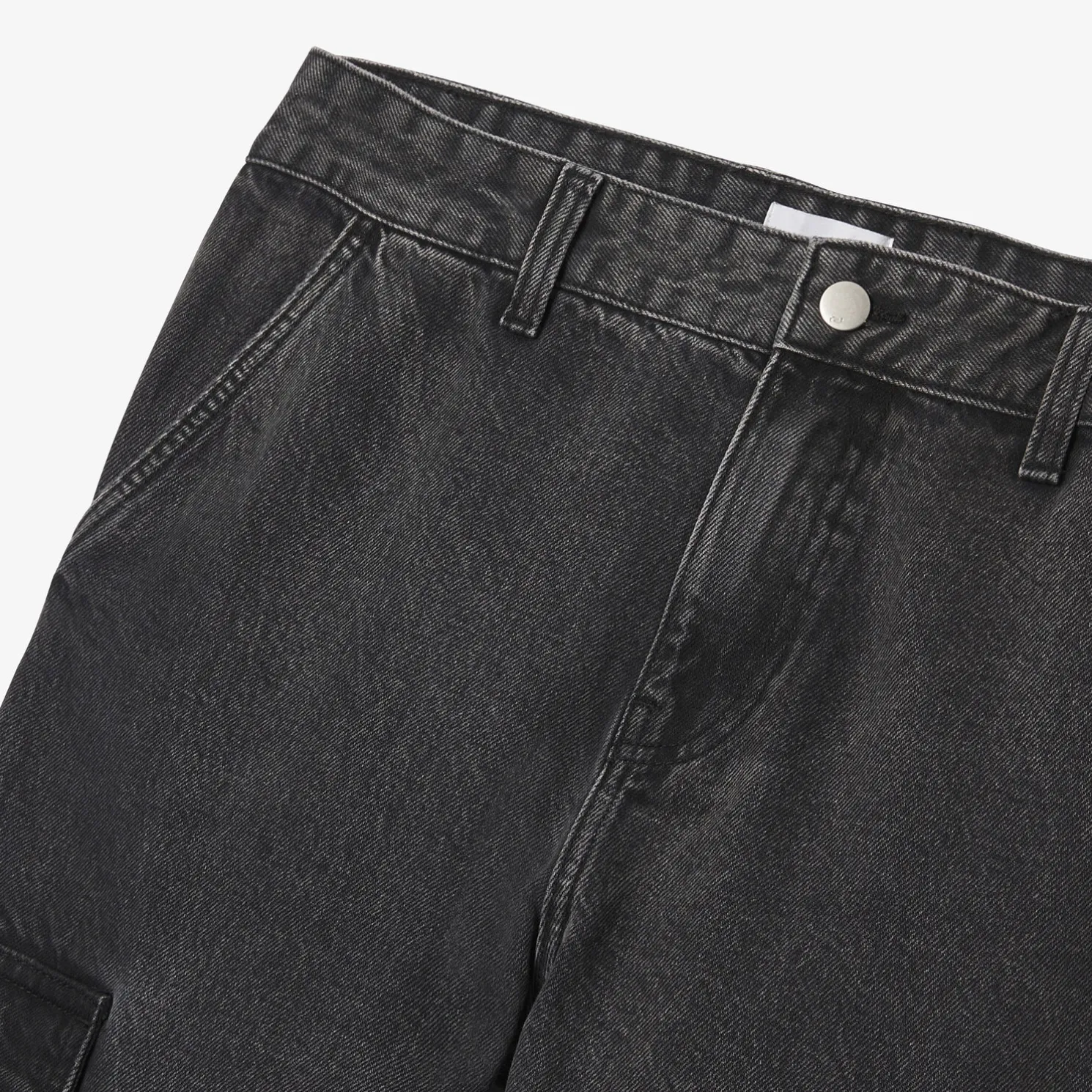 Loose fit jeans met cargozakken