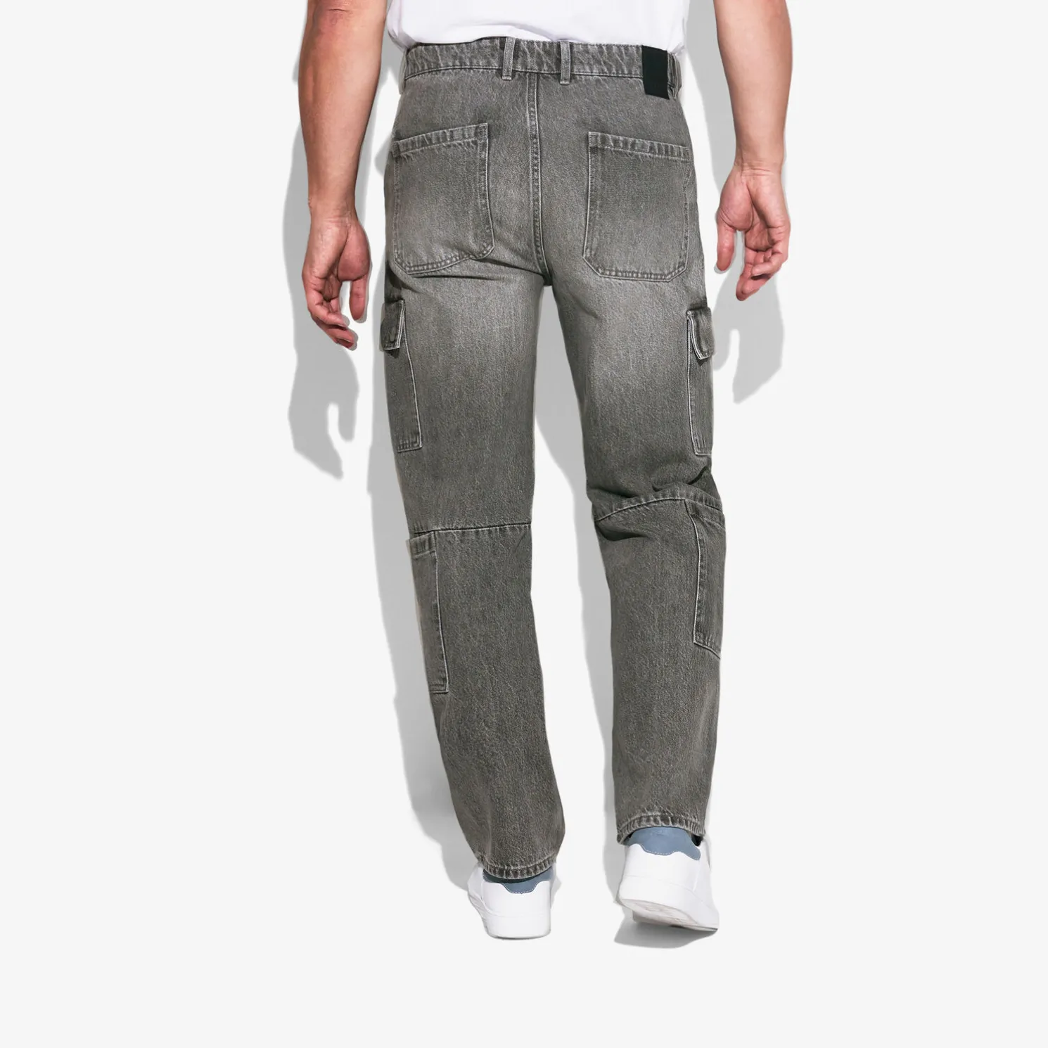 Loose fit jeans met vele zakken