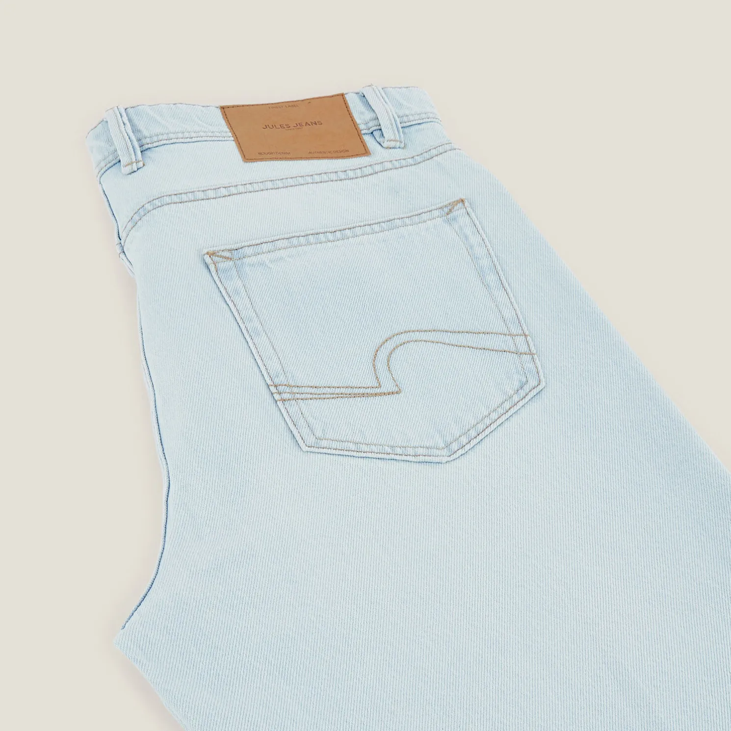 Loose jeans in 100% katoen