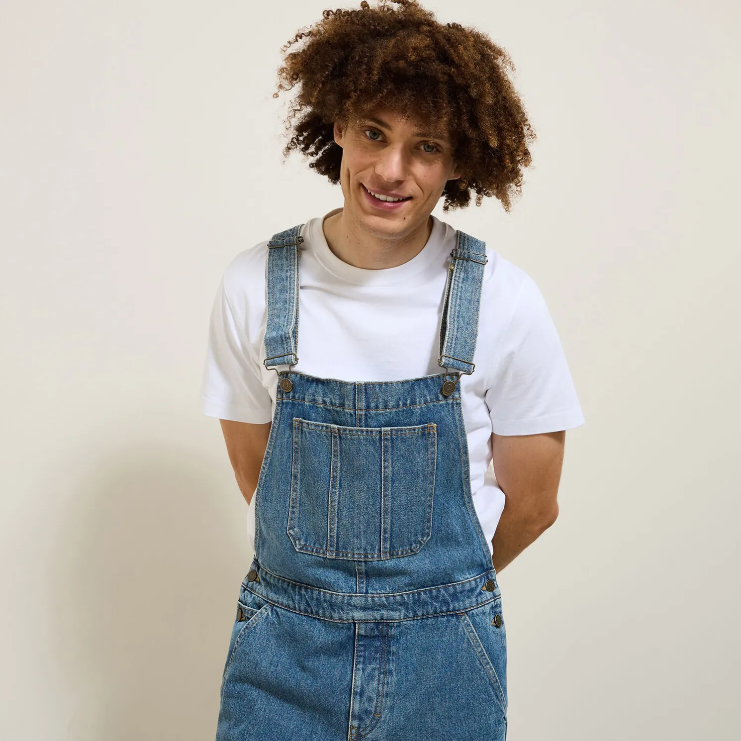 Overall in denim