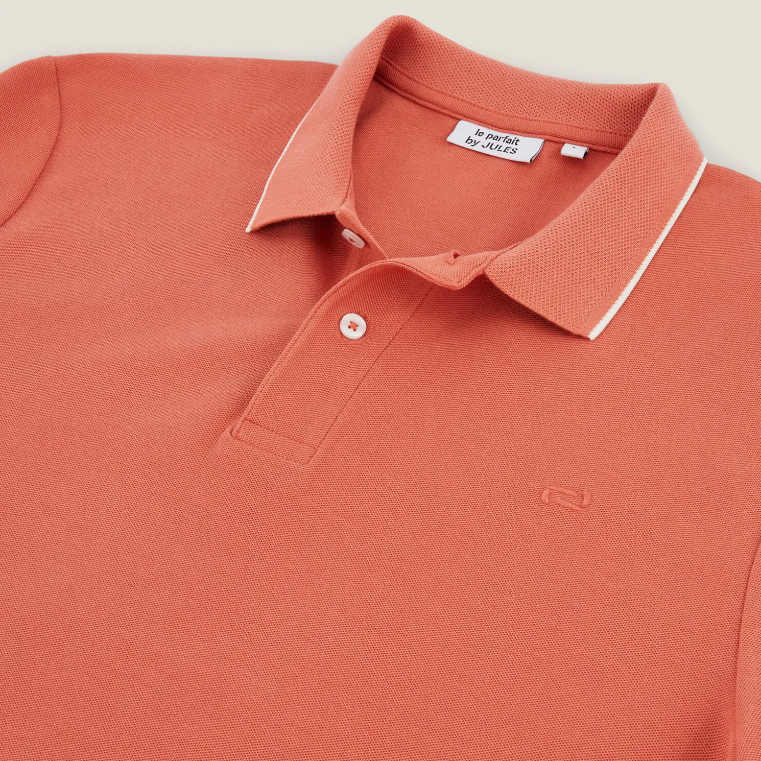 Polo in piquékatoen met korte mouwen