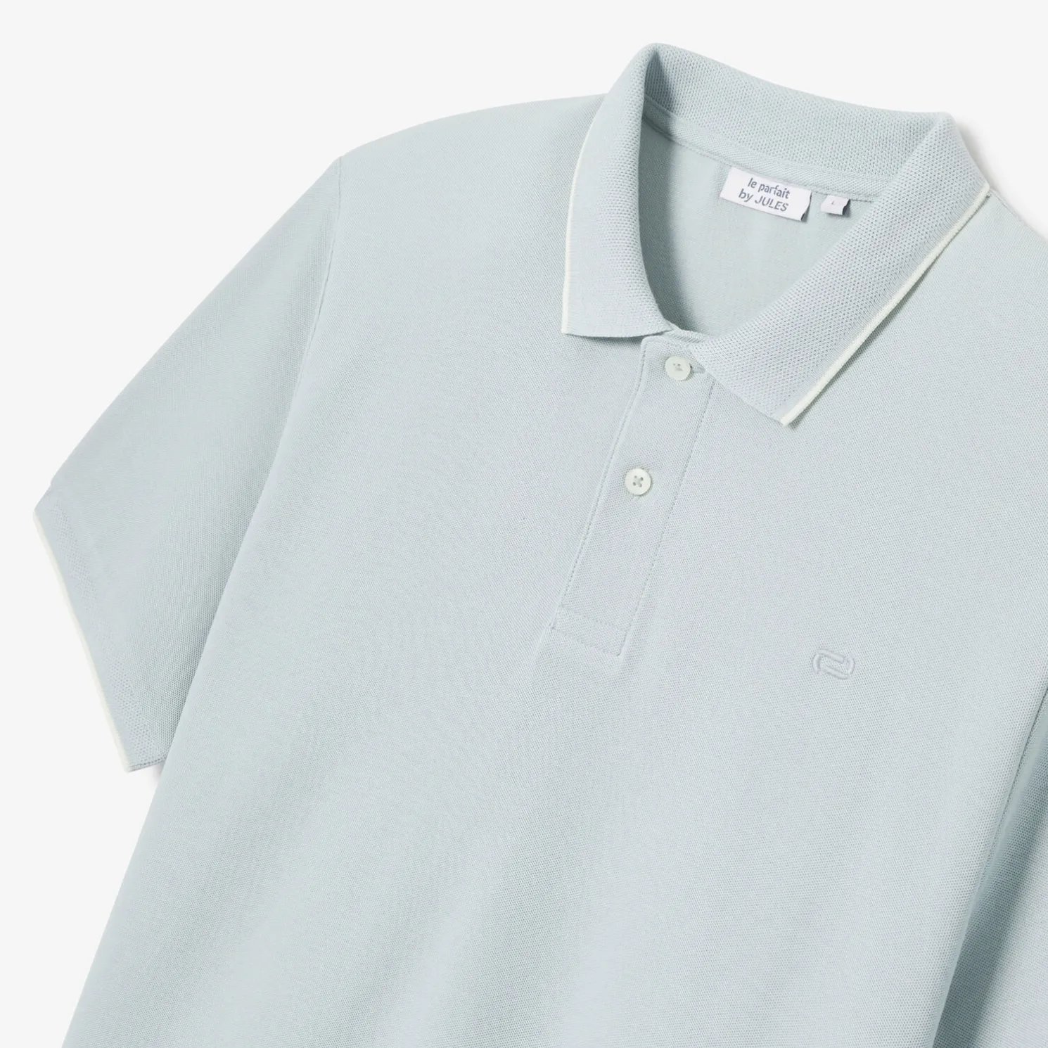 Polo in piquékatoen met korte mouwen