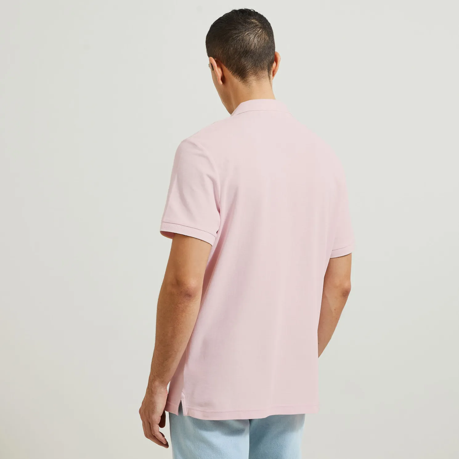 Polo in piquékatoen met korte mouwen