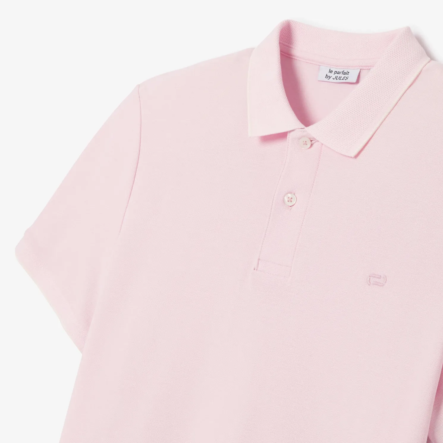 Polo in piquékatoen met korte mouwen