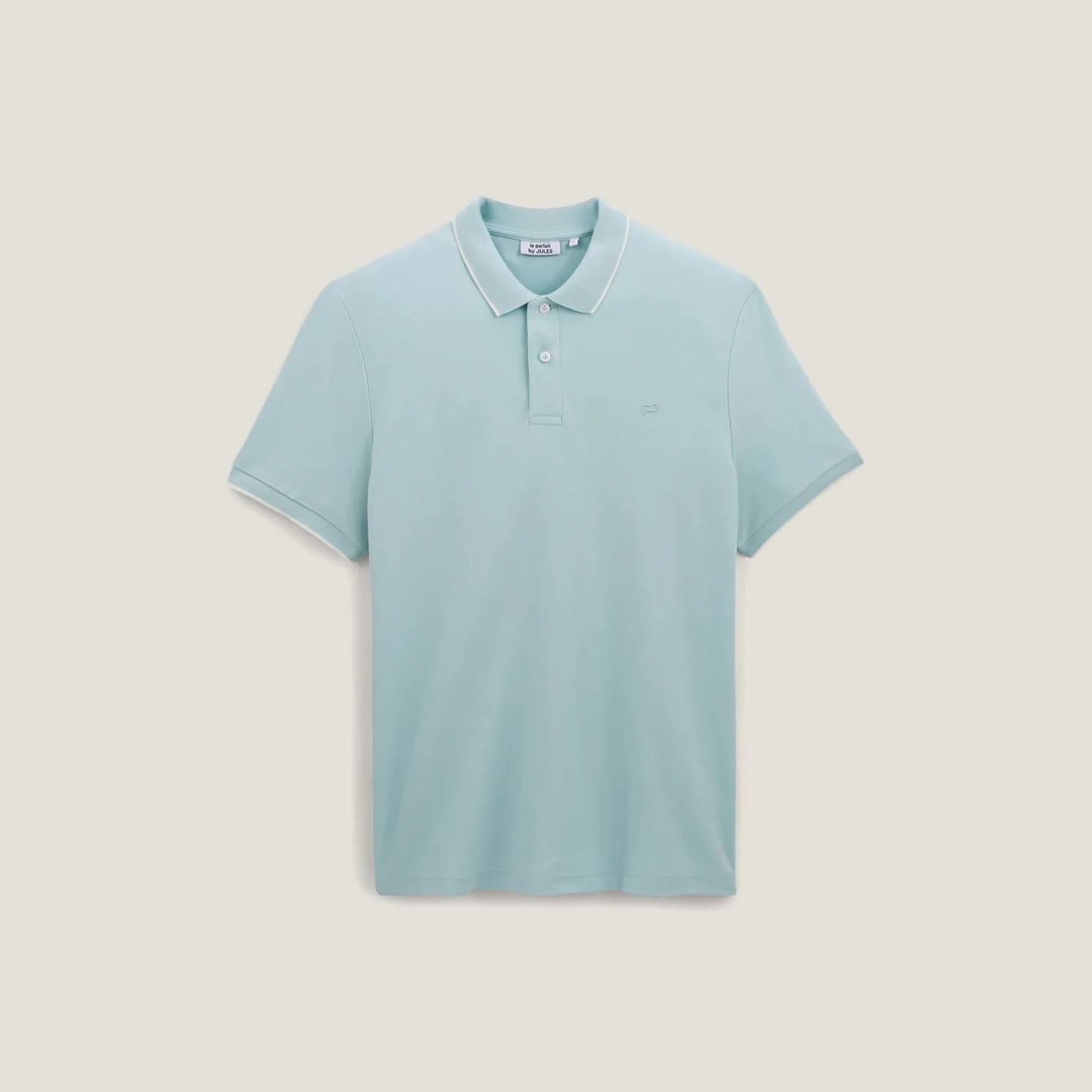 Polo in piquékatoen met korte mouwen