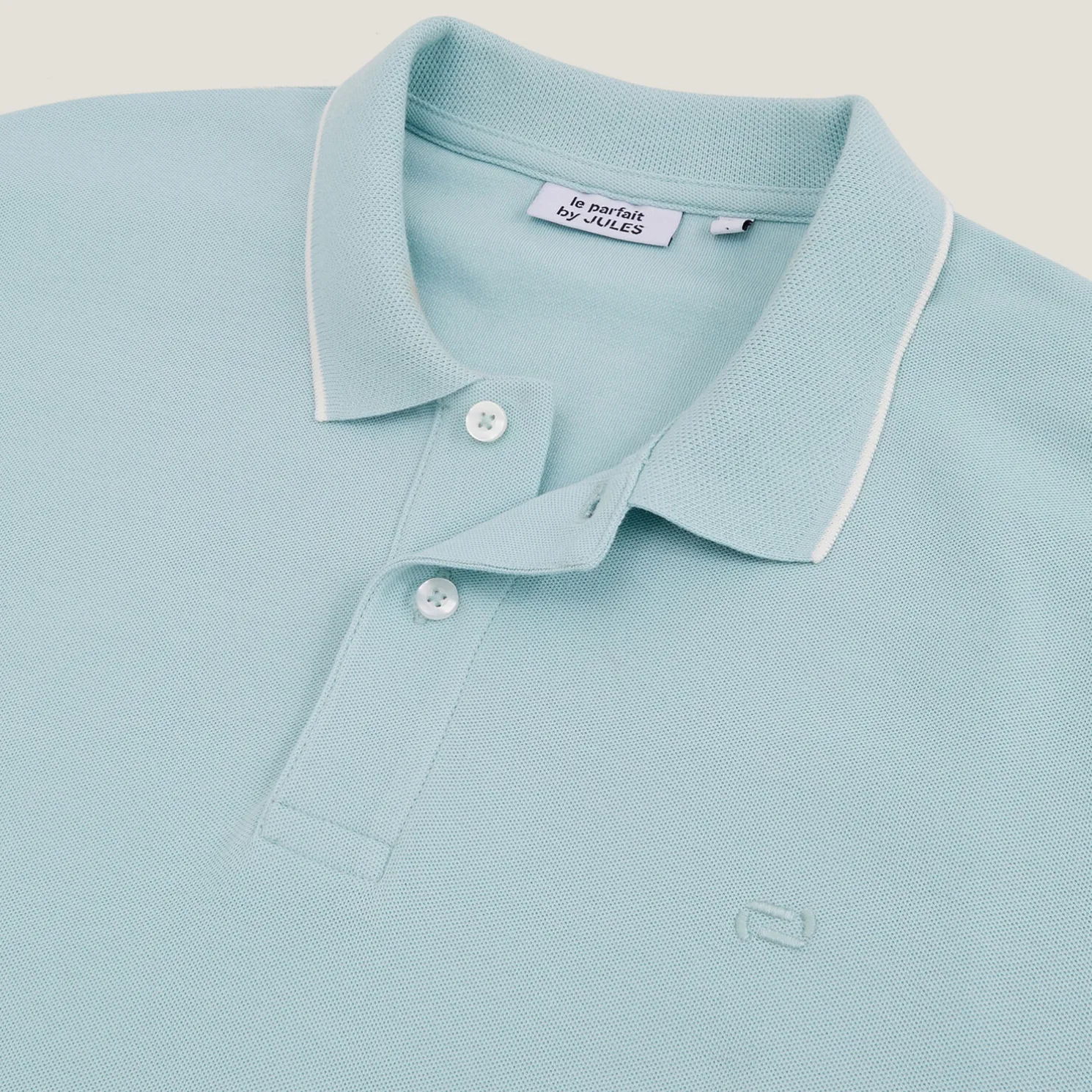 Polo in piquékatoen met korte mouwen