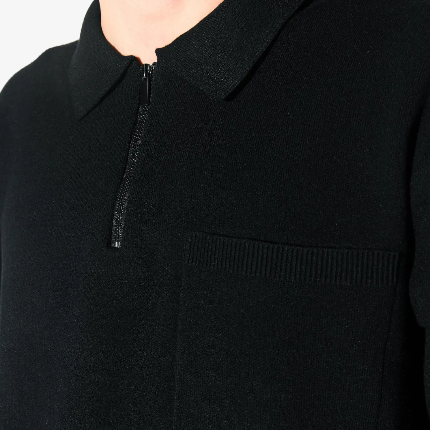 Polo in tricot met ritskraag assortiment performan