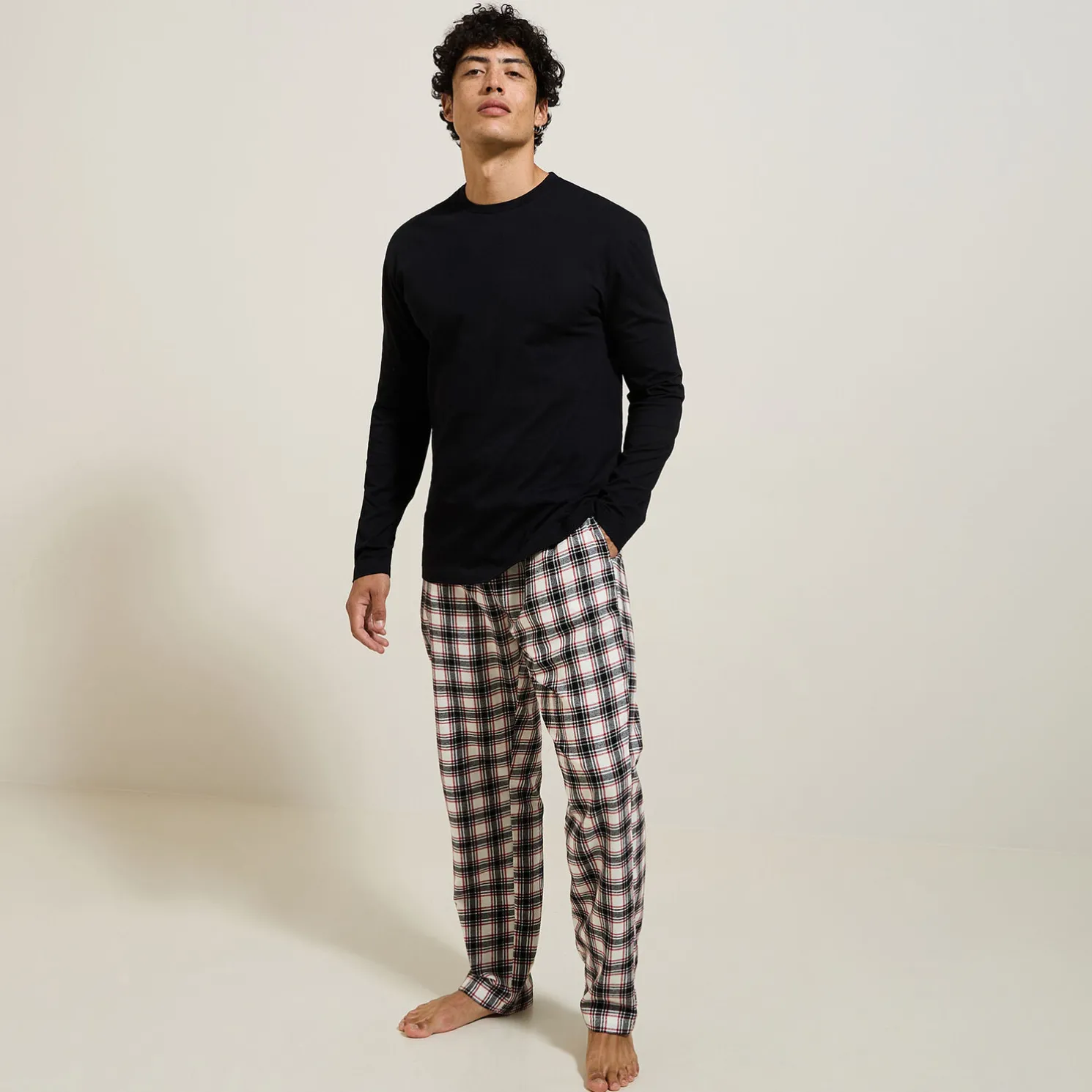 Pyjamaset in flanel