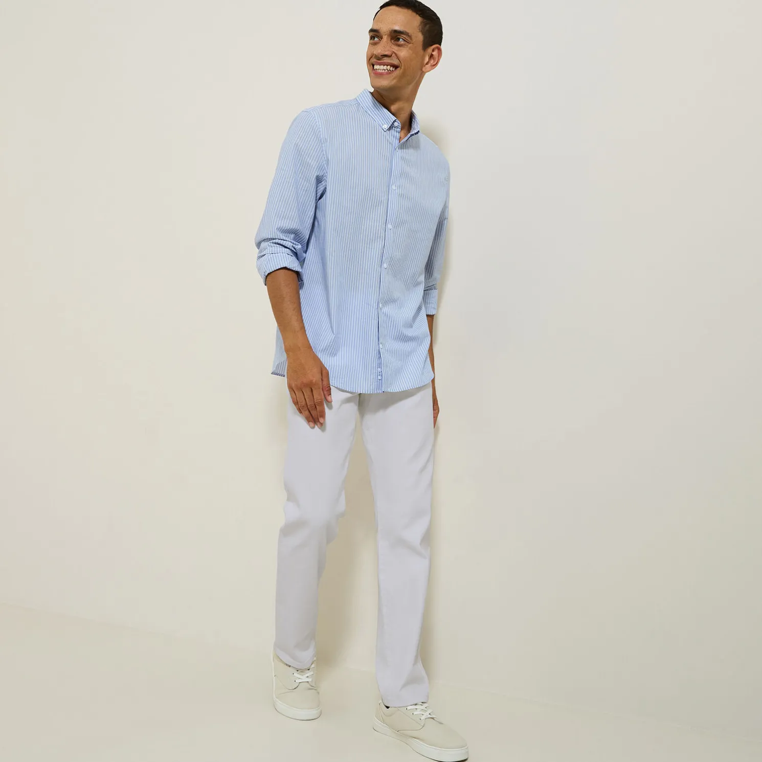 Regular broek met vijf zakken