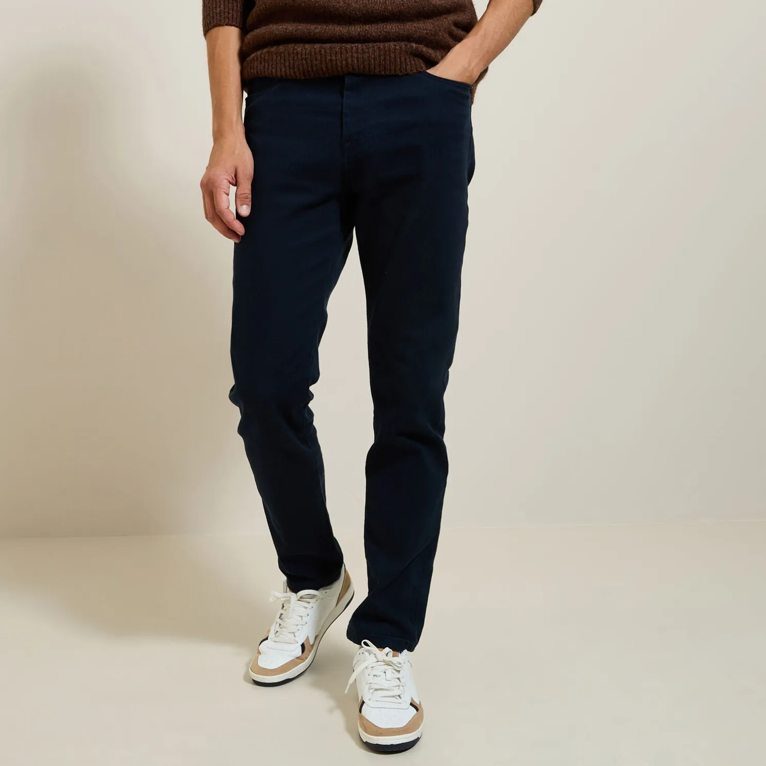 Regular broek met vijf zakken