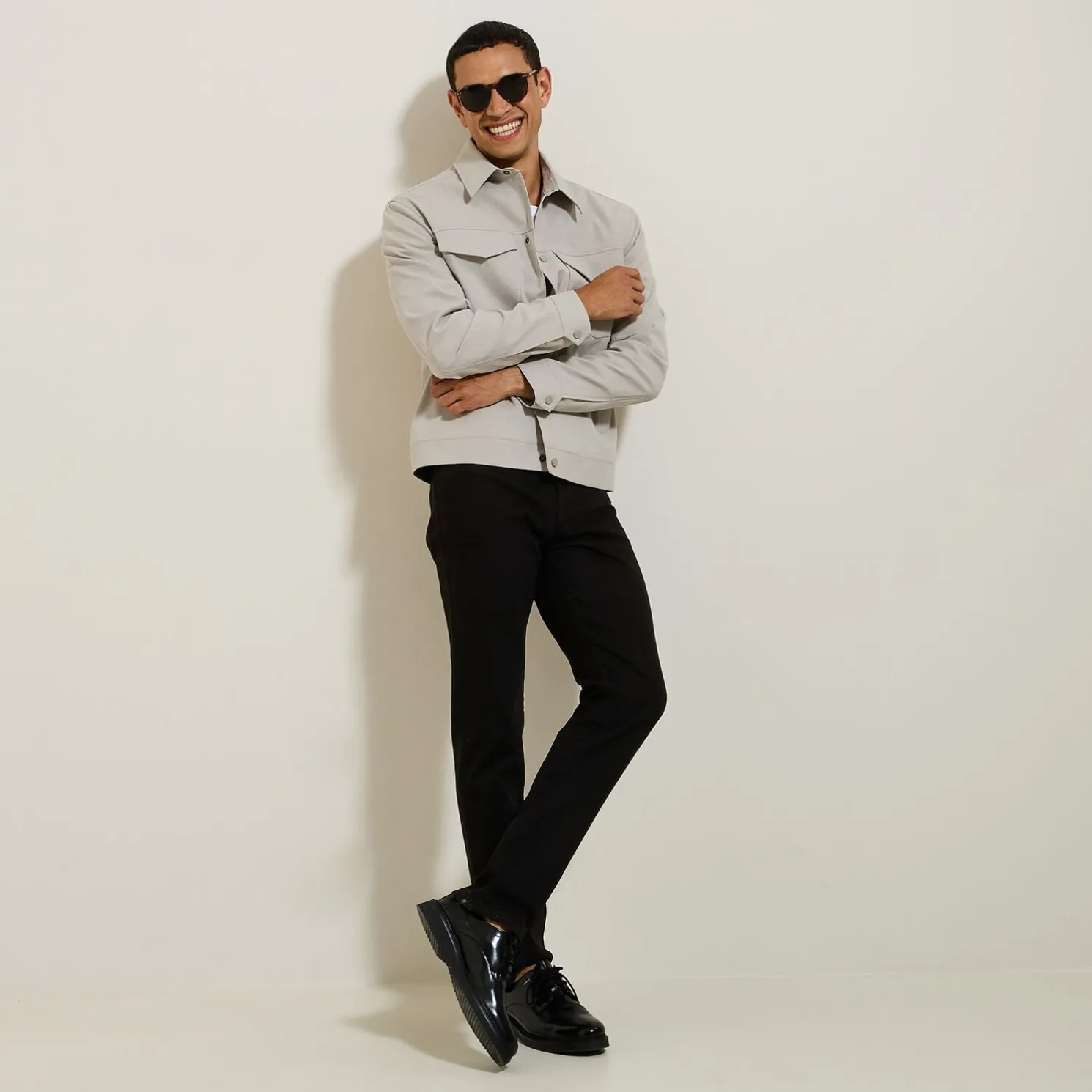 Regular broek met vijf zakken