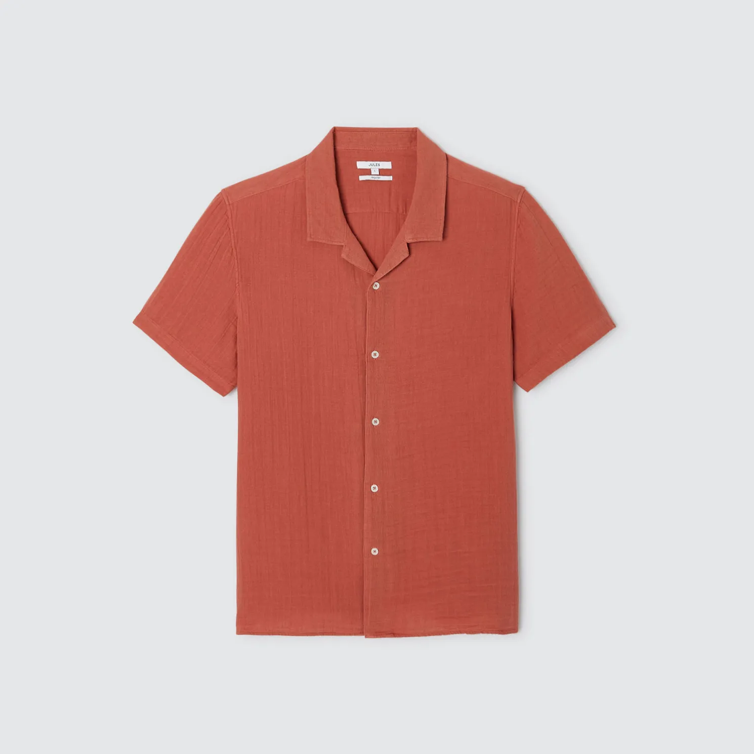 Regular effen hemdje in katoengaas