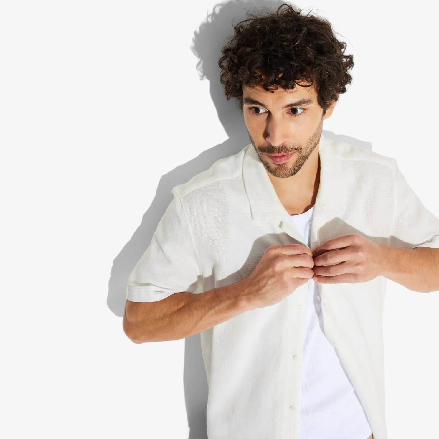 Regular effen hemdje in katoentricot